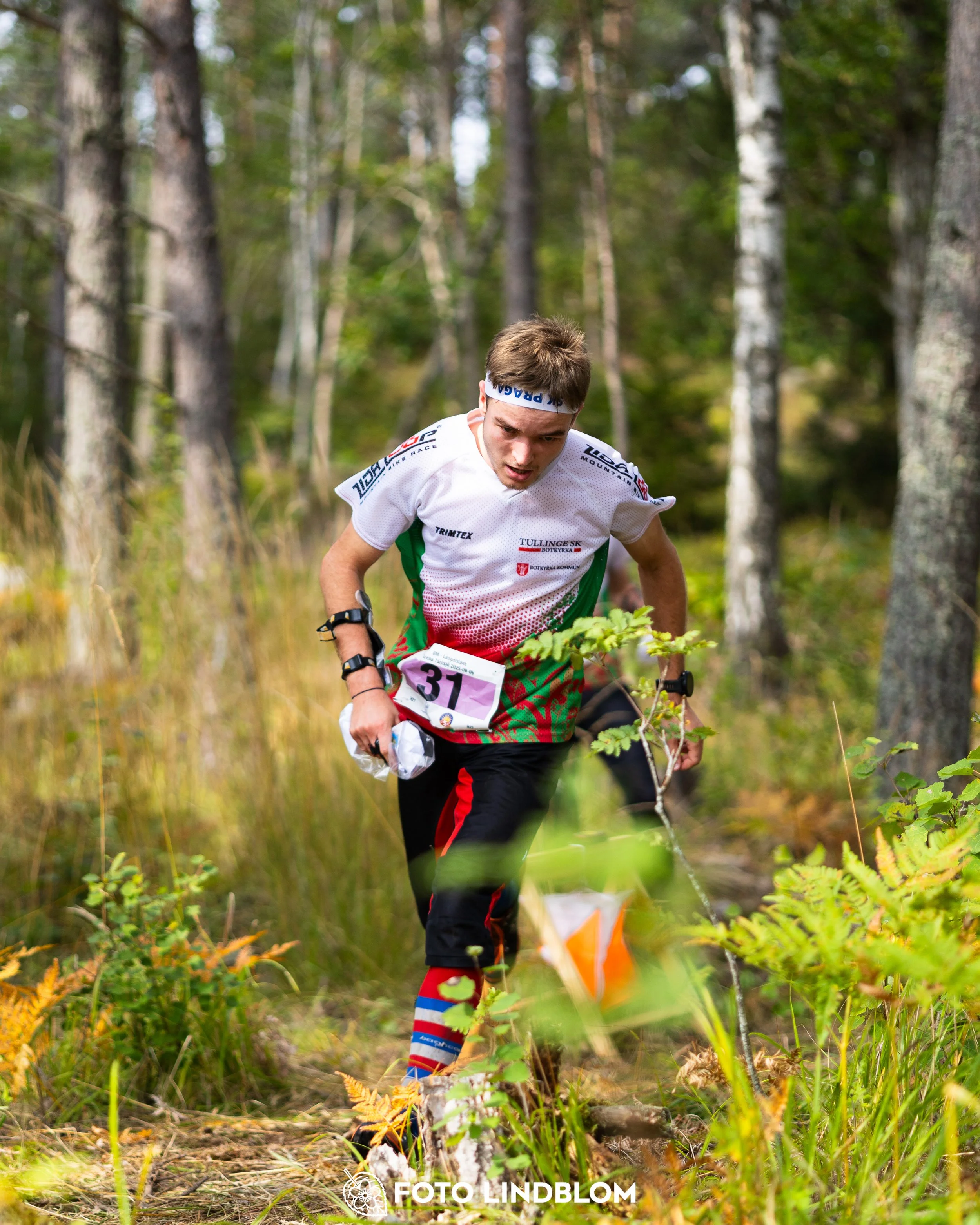 A picture from the Stockholm district championship in middle distance orienteering taken by Foto Lindblom