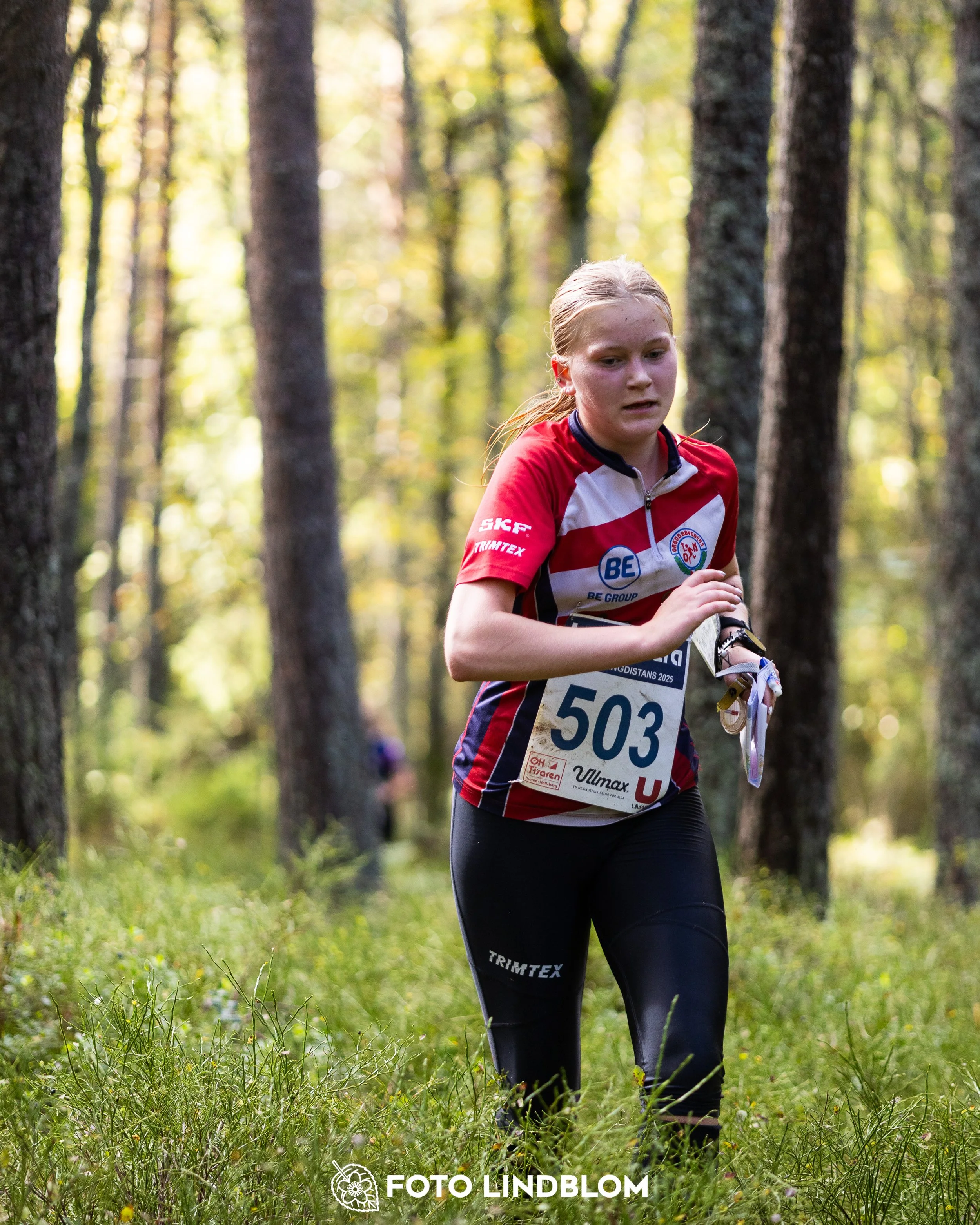 A picture from the Swedish national championship in long distance orienteering and Swedish league race taken by Foto Lindblom
