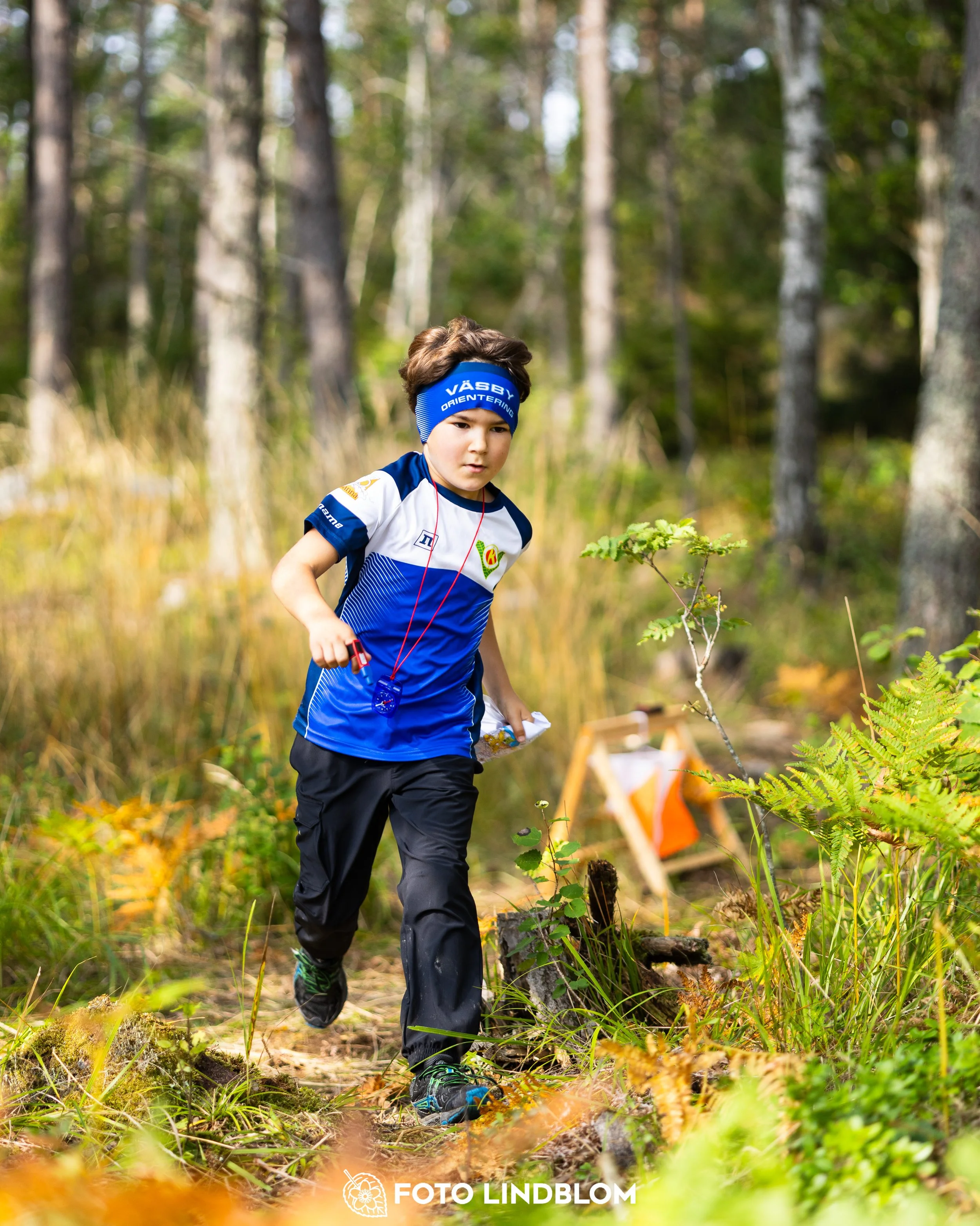 A picture from the Stockholm district championship in middle distance orienteering taken by Foto Lindblom