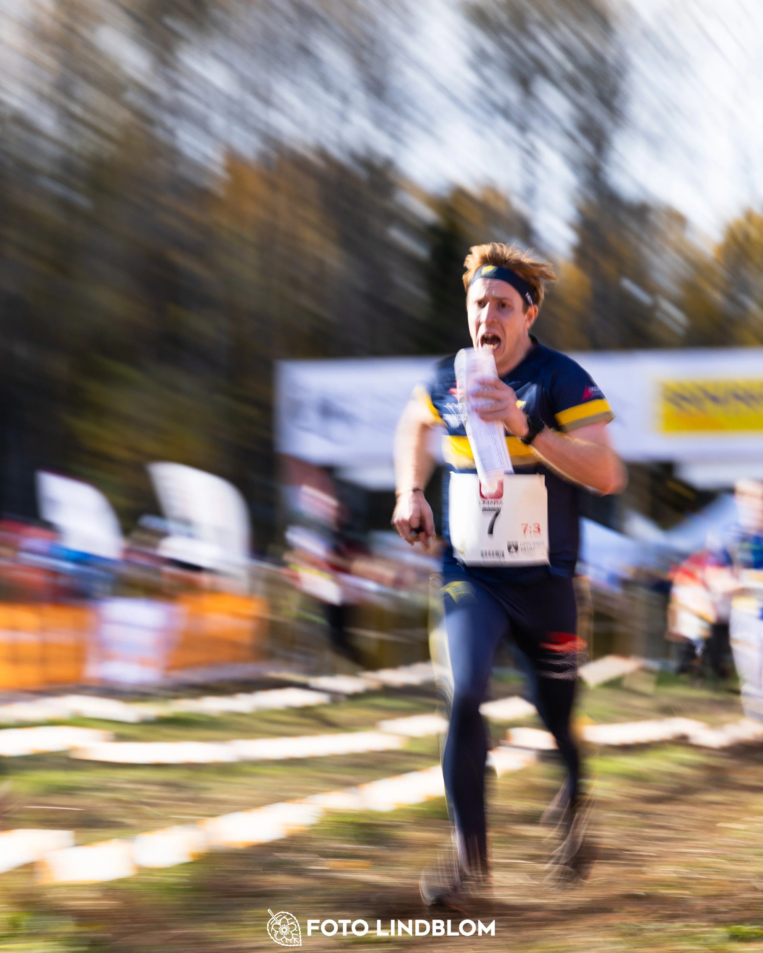A picture from the 25-Manna orienteering event taken by Foto Lindblom