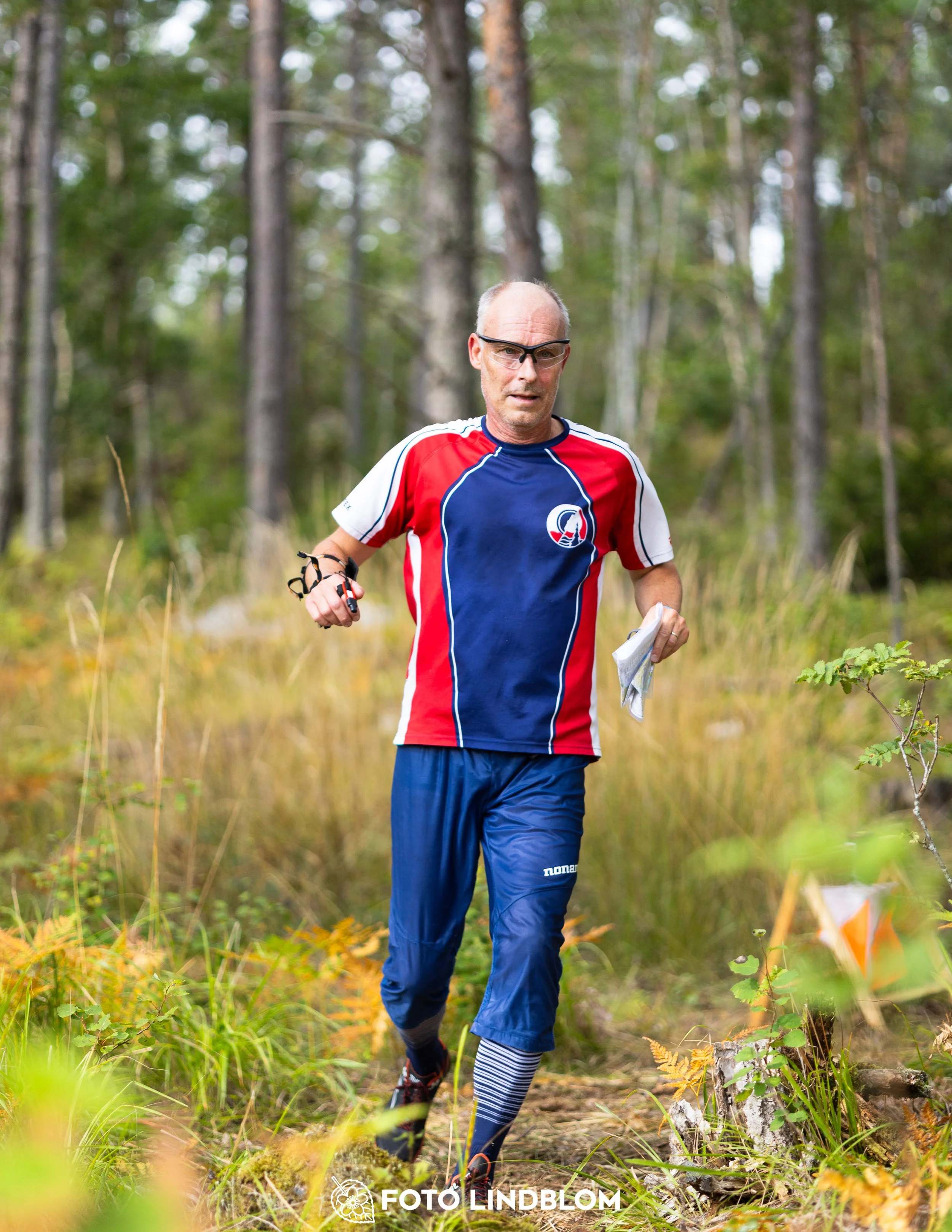 A picture from the Stockholm district championship in middle distance orienteering taken by Foto Lindblom