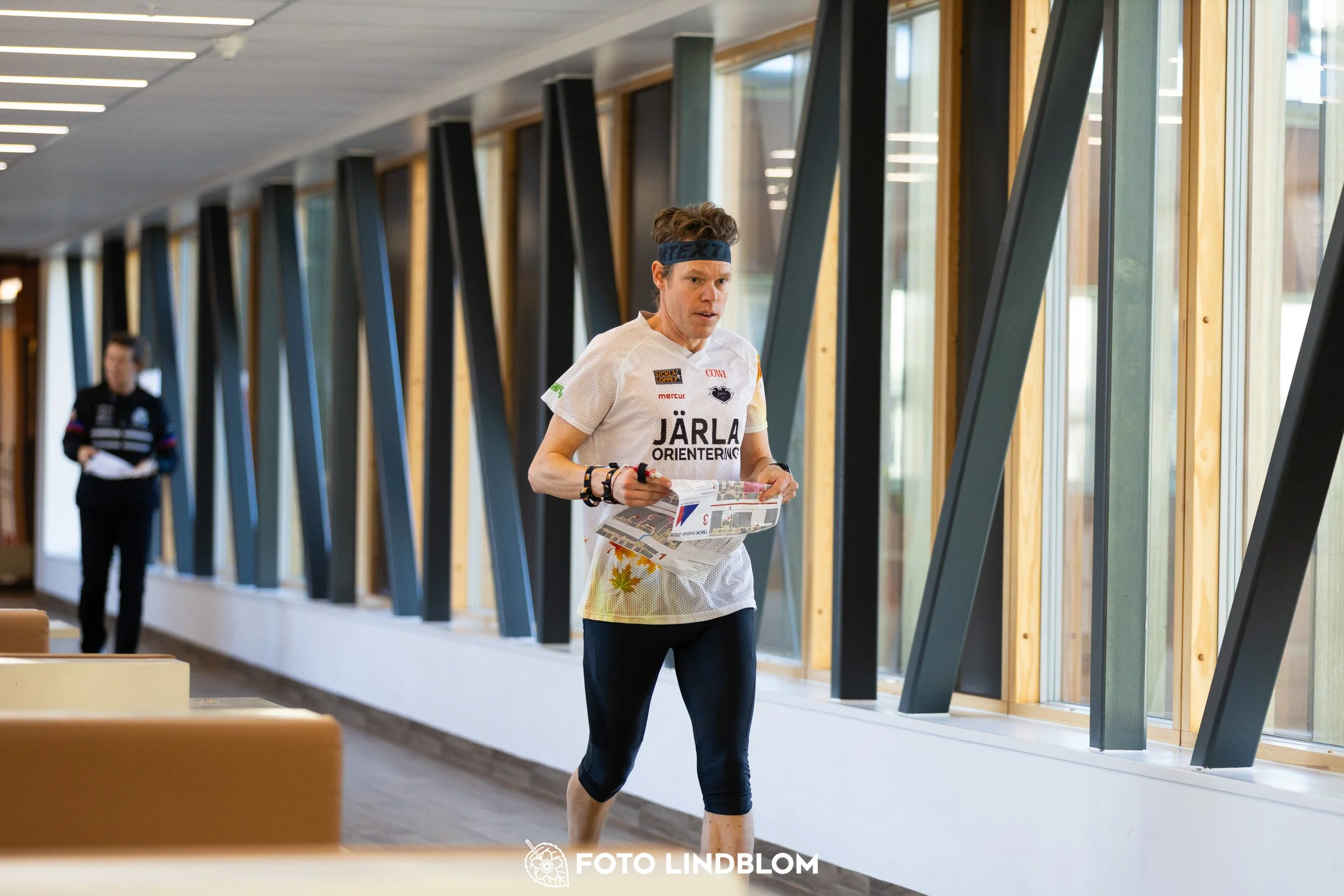 A picture from the indoor orienteering event TMOK Indoor taken by Foto Lindblom