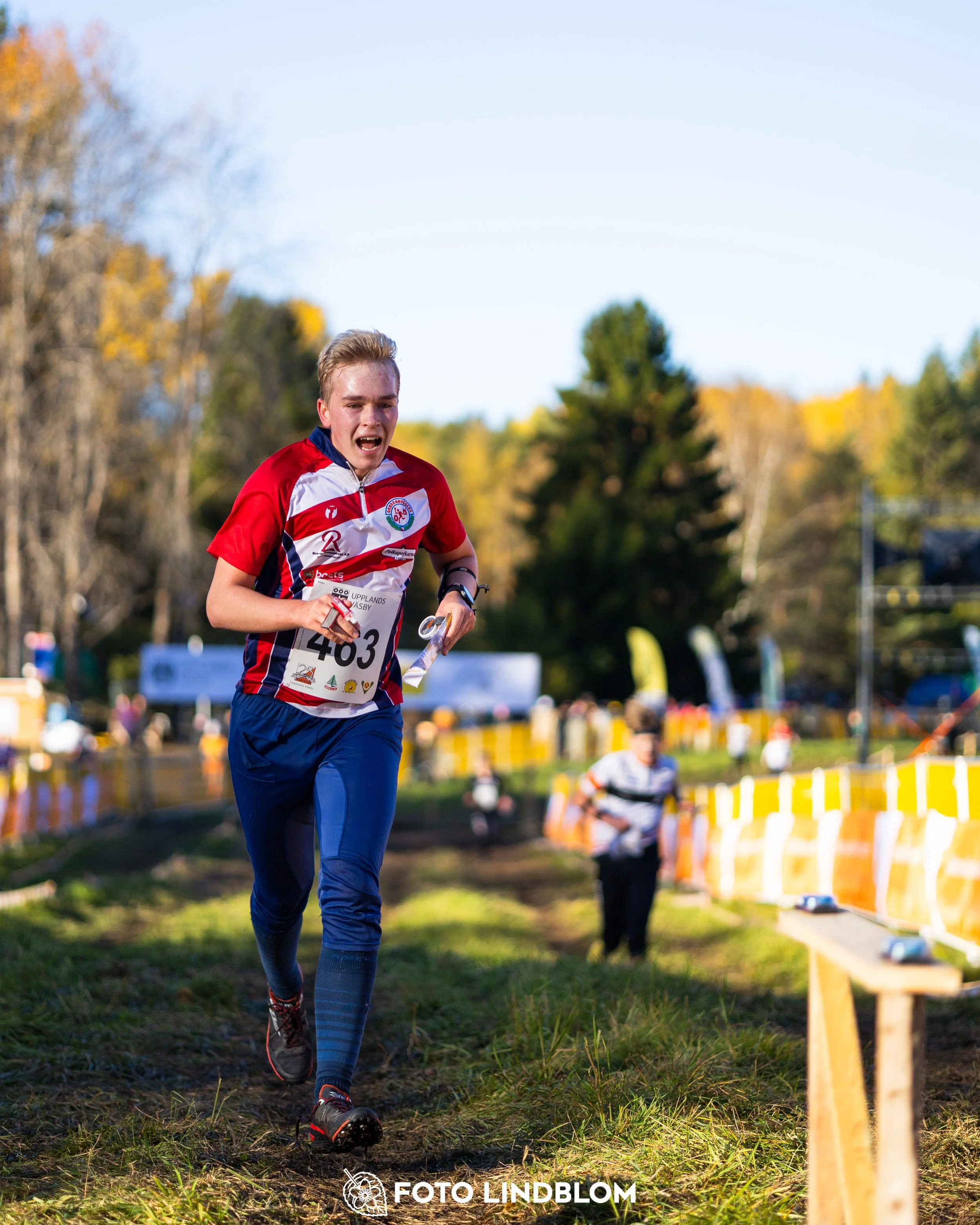 A picture from the 25-Manna orienteering event taken by Foto Lindblom