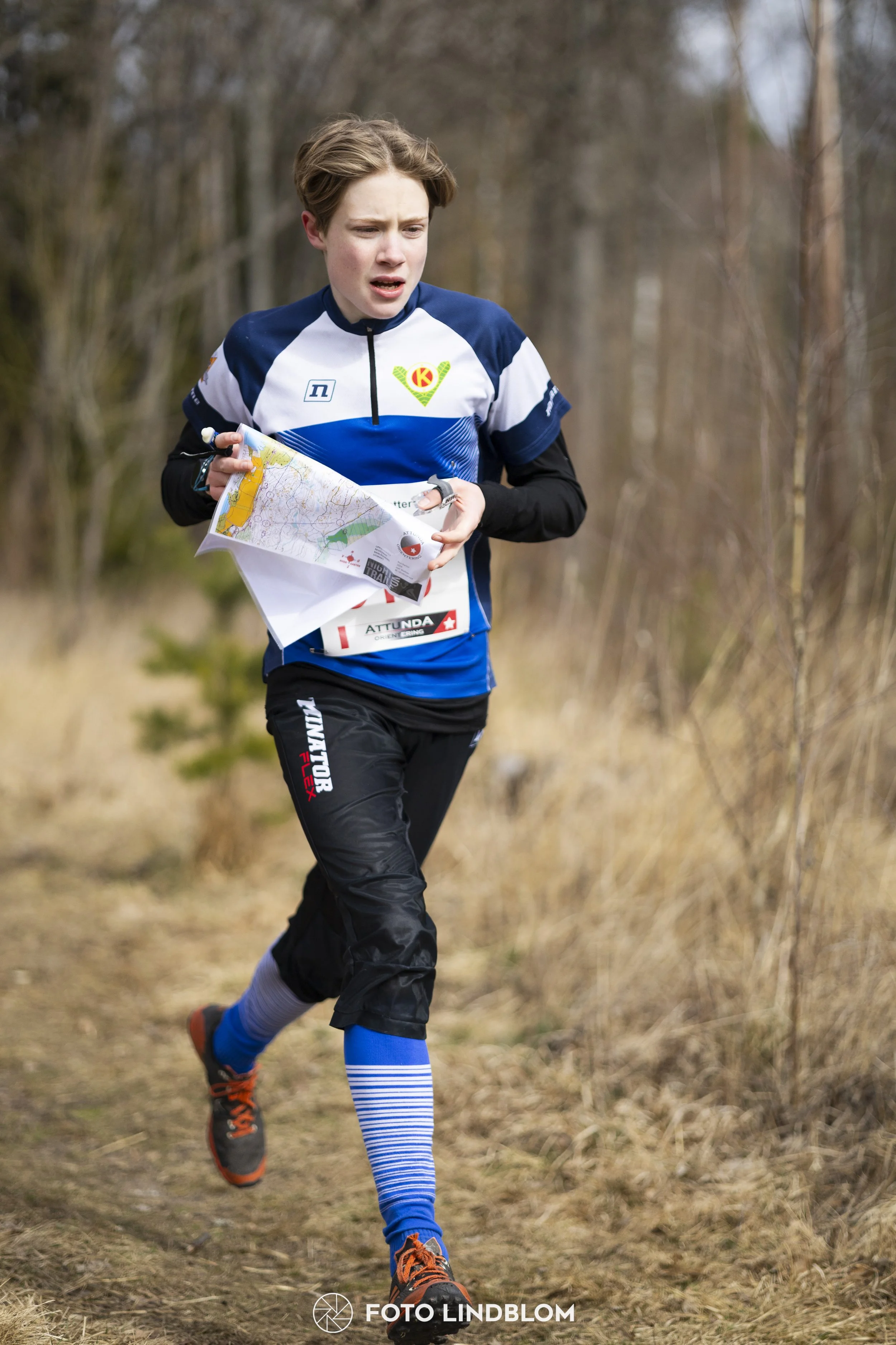 A picture from the orienteering relay competition "Attundastafetten"