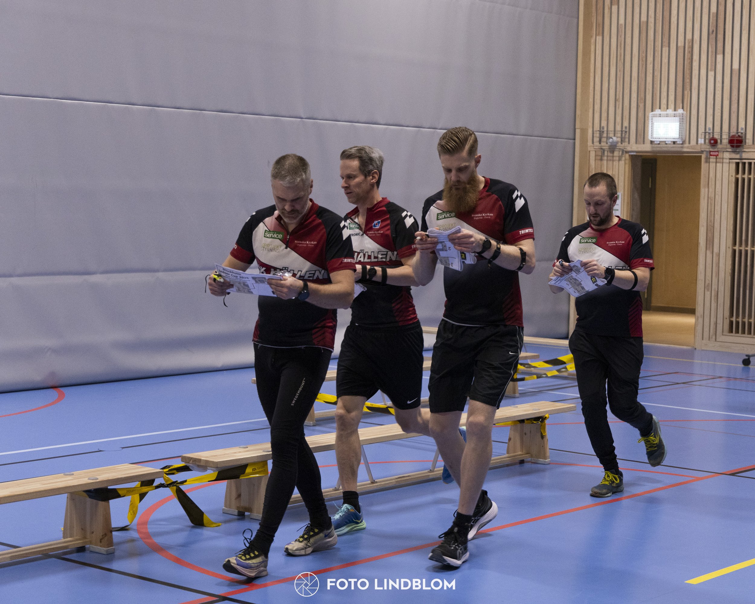 A picture from the orienteering indoor competition "Stockholm Indoor Cup"
