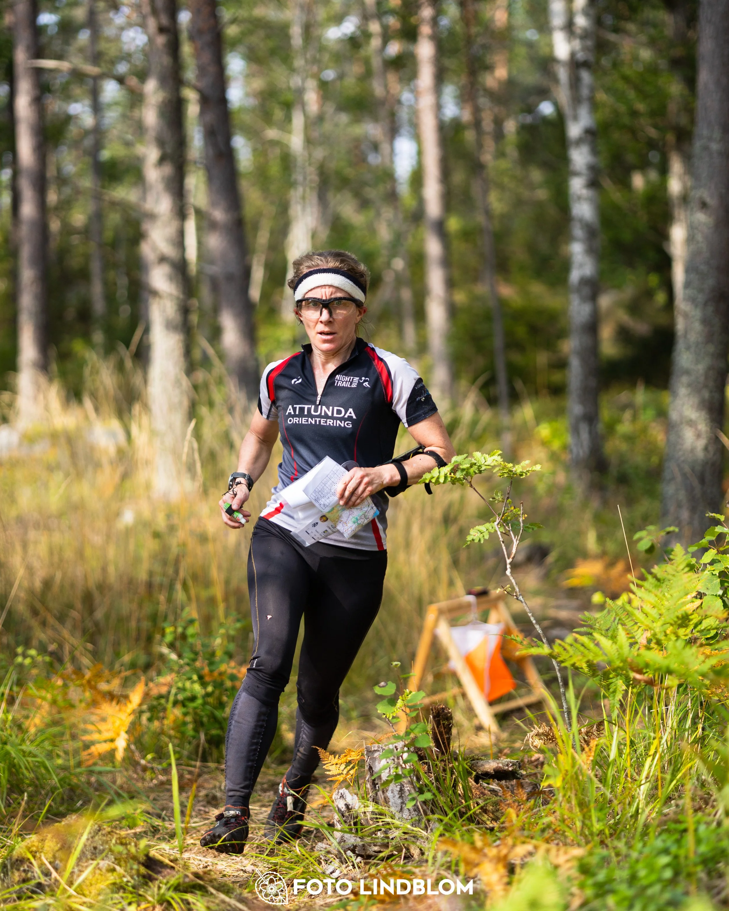 A picture from the Stockholm district championship in middle distance orienteering taken by Foto Lindblom