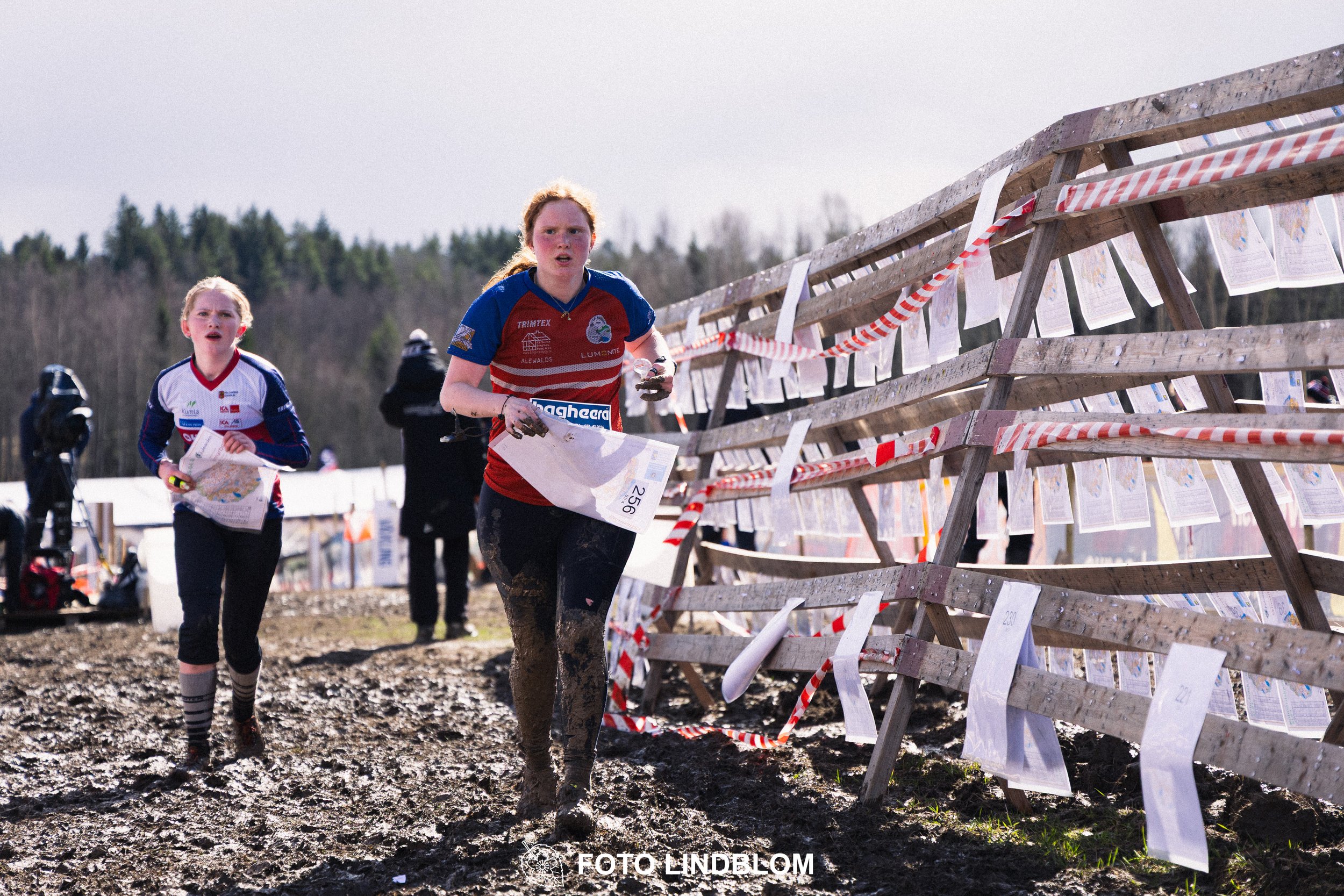 A photo from Kolmårdskavlen during the Swedish relay league 2026, captured by Foto Lindblom.