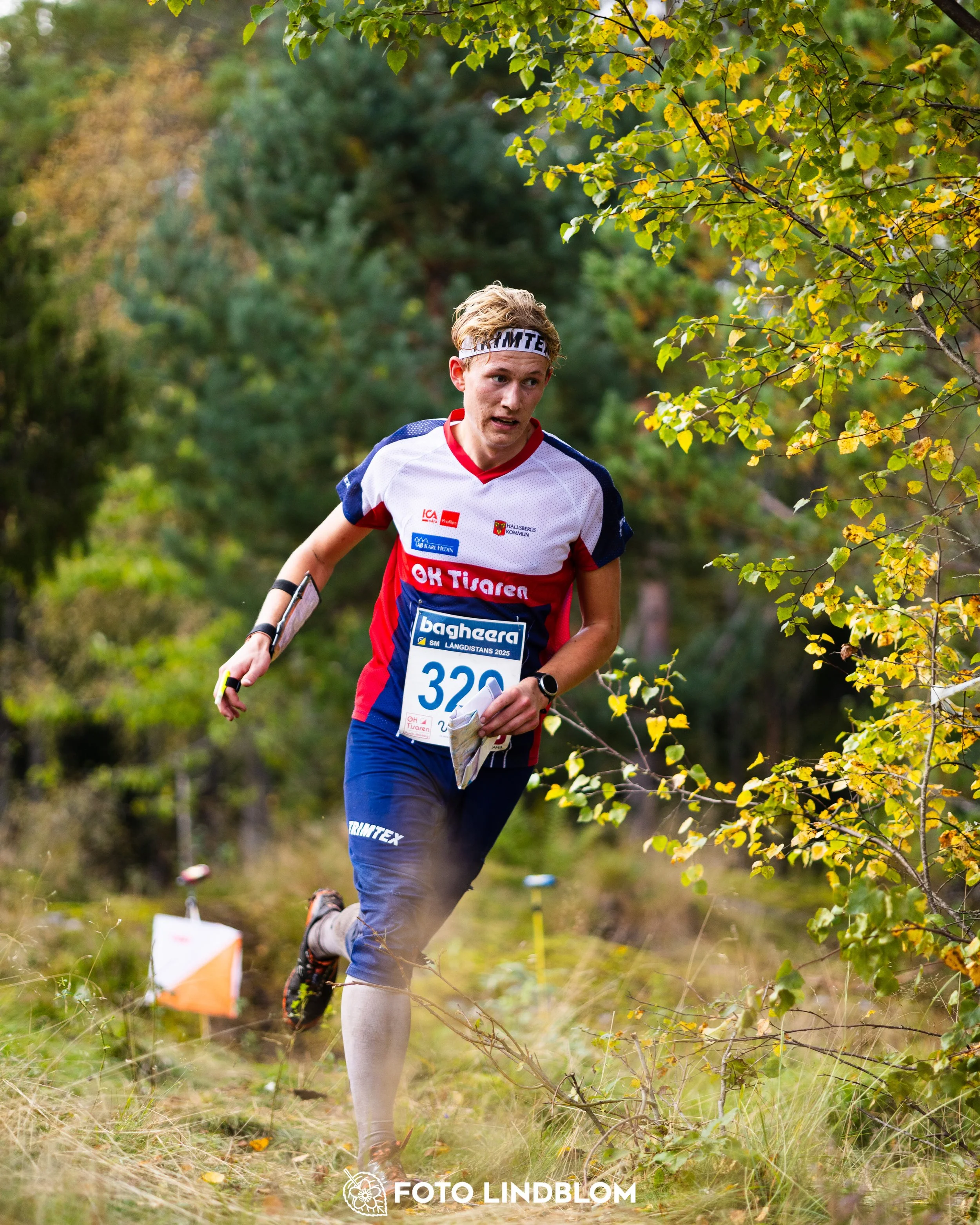 A picture from the Swedish national championship in long distance orienteering and Swedish league race taken by Foto Lindblom