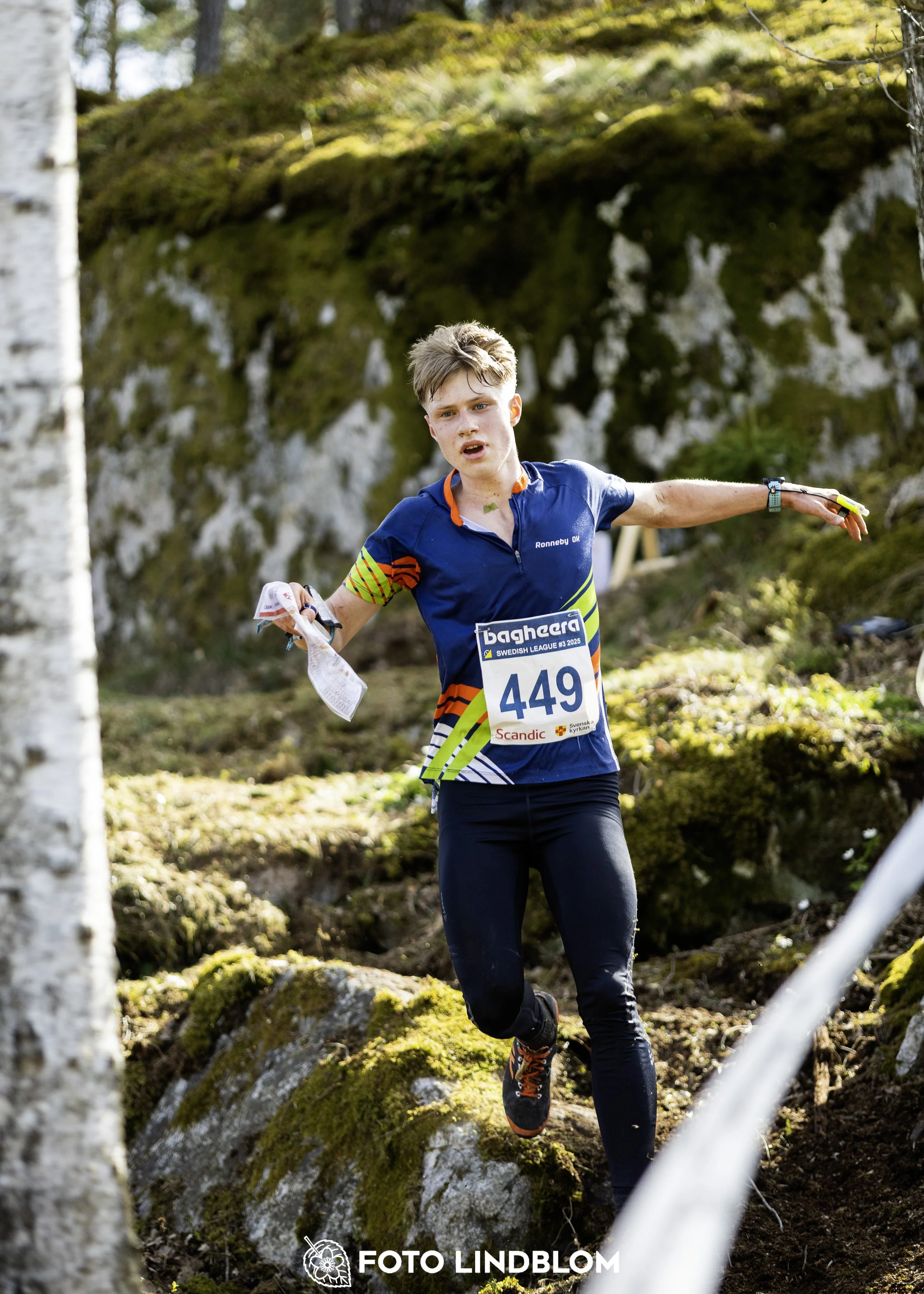 A picture from the third stage of the Swedish League orienteering competition