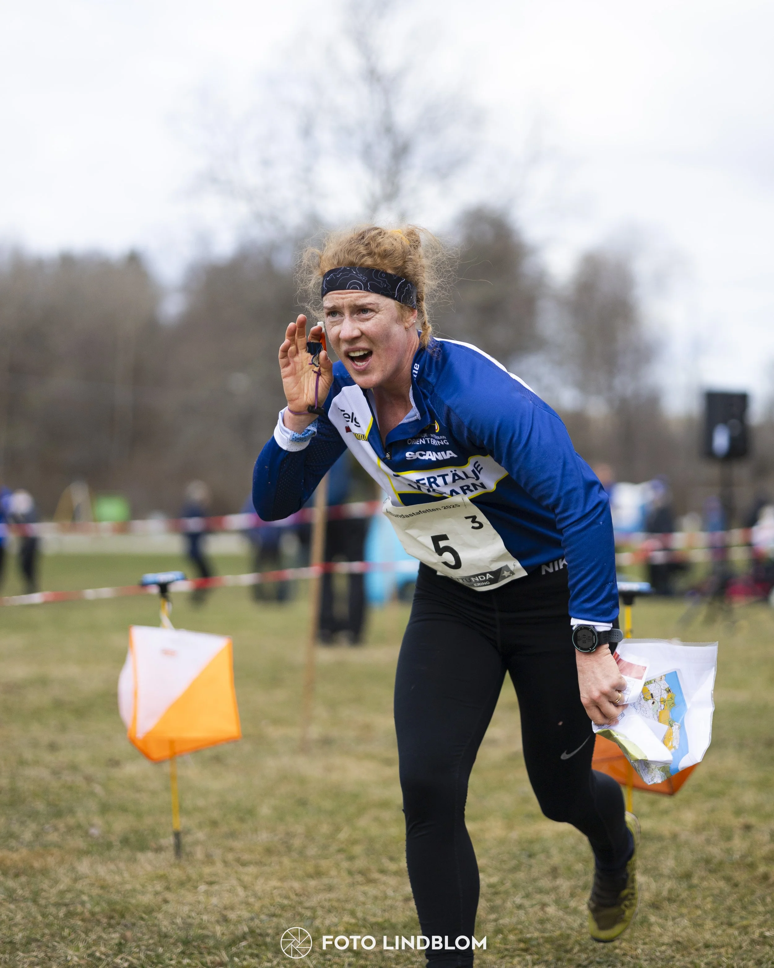 A picture from the orienteering relay competition "Attundastafetten"