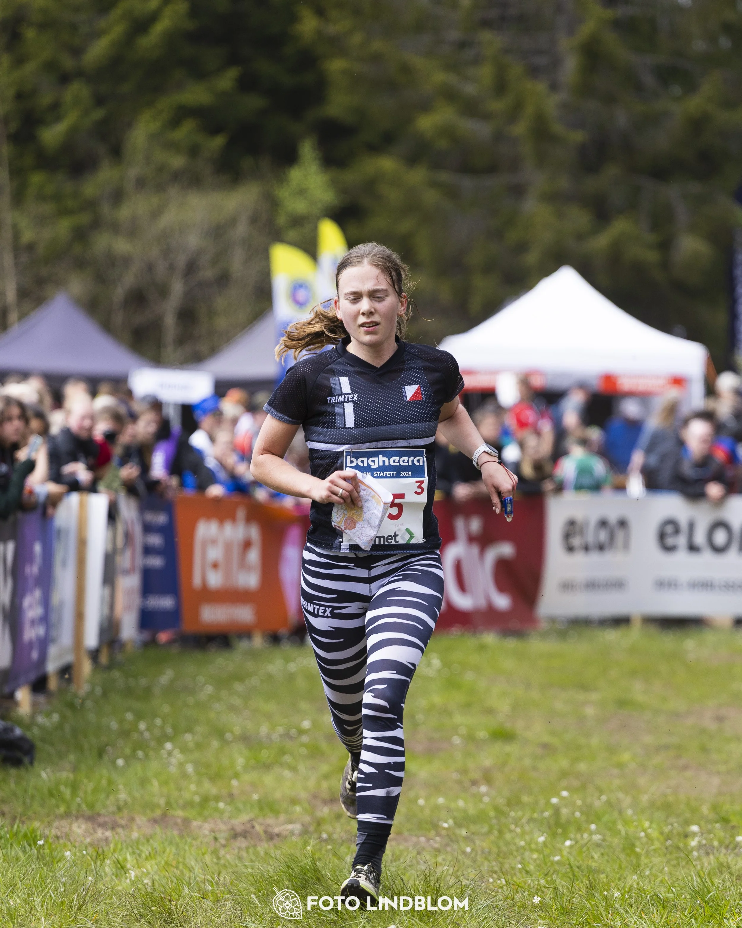 A picture from the Swedish national championship in relay orienteering