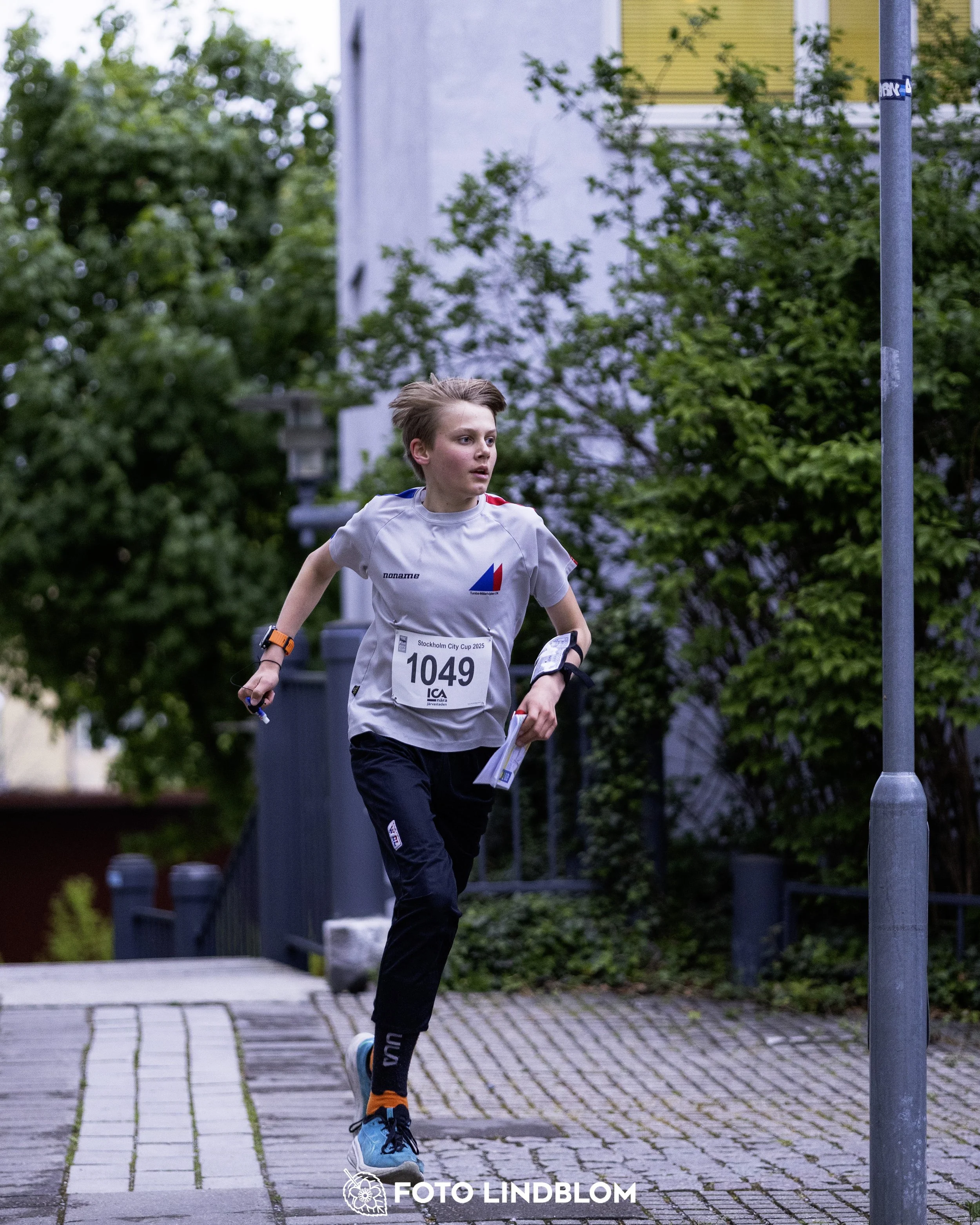 A picture from the secund stage of the Stockholm City Cup sprint orienteering competition