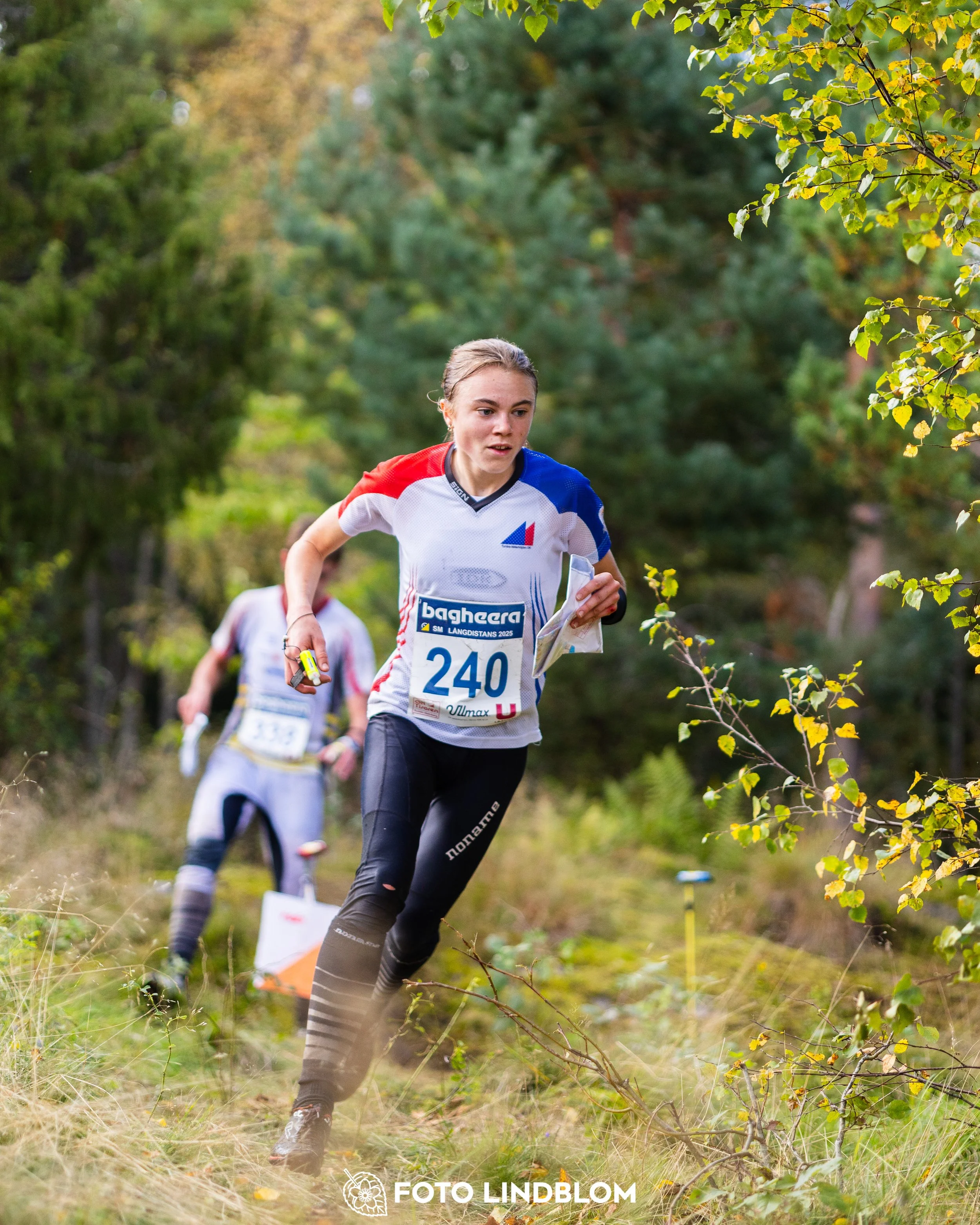 A picture from the Swedish national championship in long distance orienteering and Swedish league race taken by Foto Lindblom