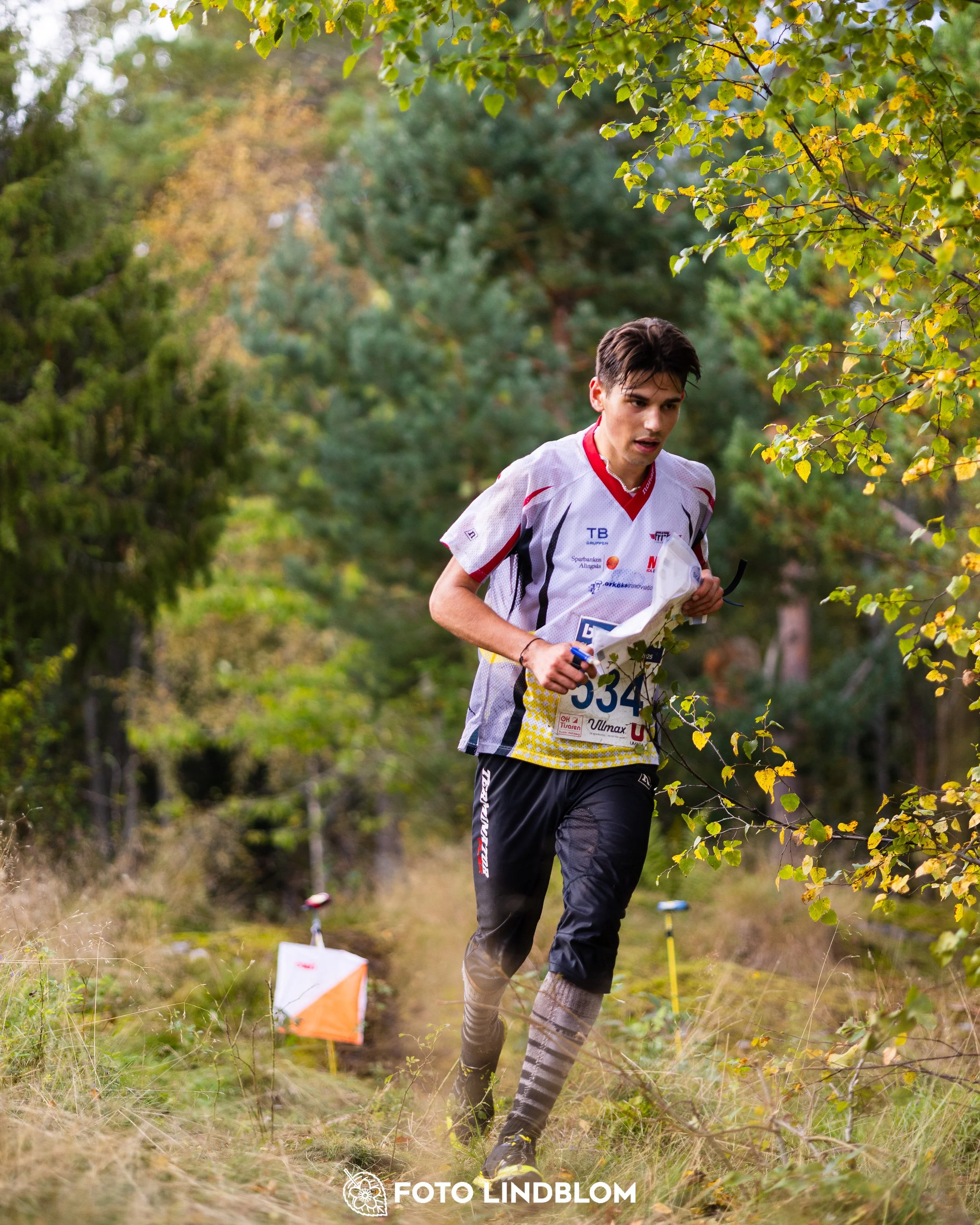A picture from the Swedish national championship in long distance orienteering and Swedish league race taken by Foto Lindblom