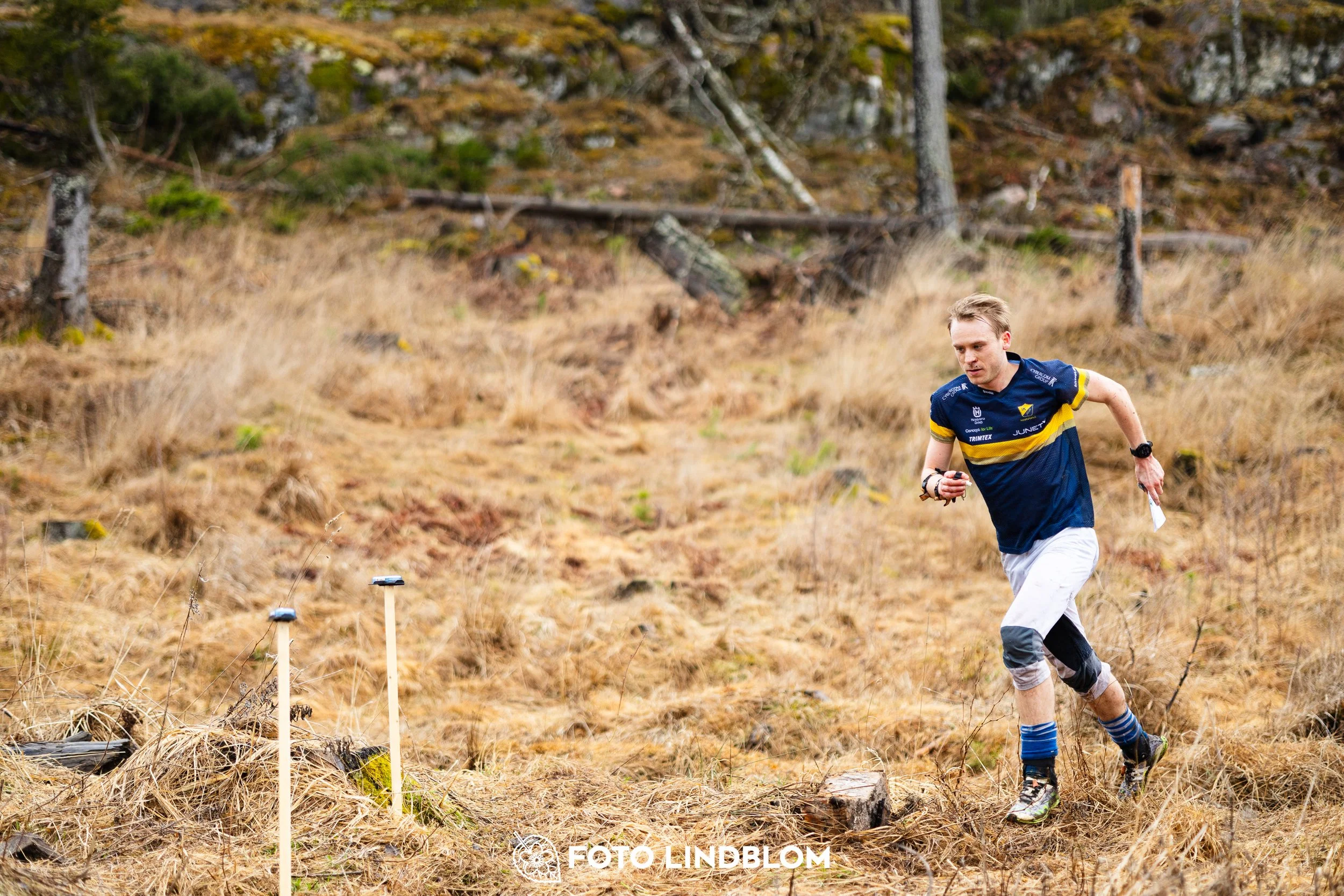 A photo from an orienteering race in Kolmården during the Swedish League spring season 2026, captured by Foto Lindblom.