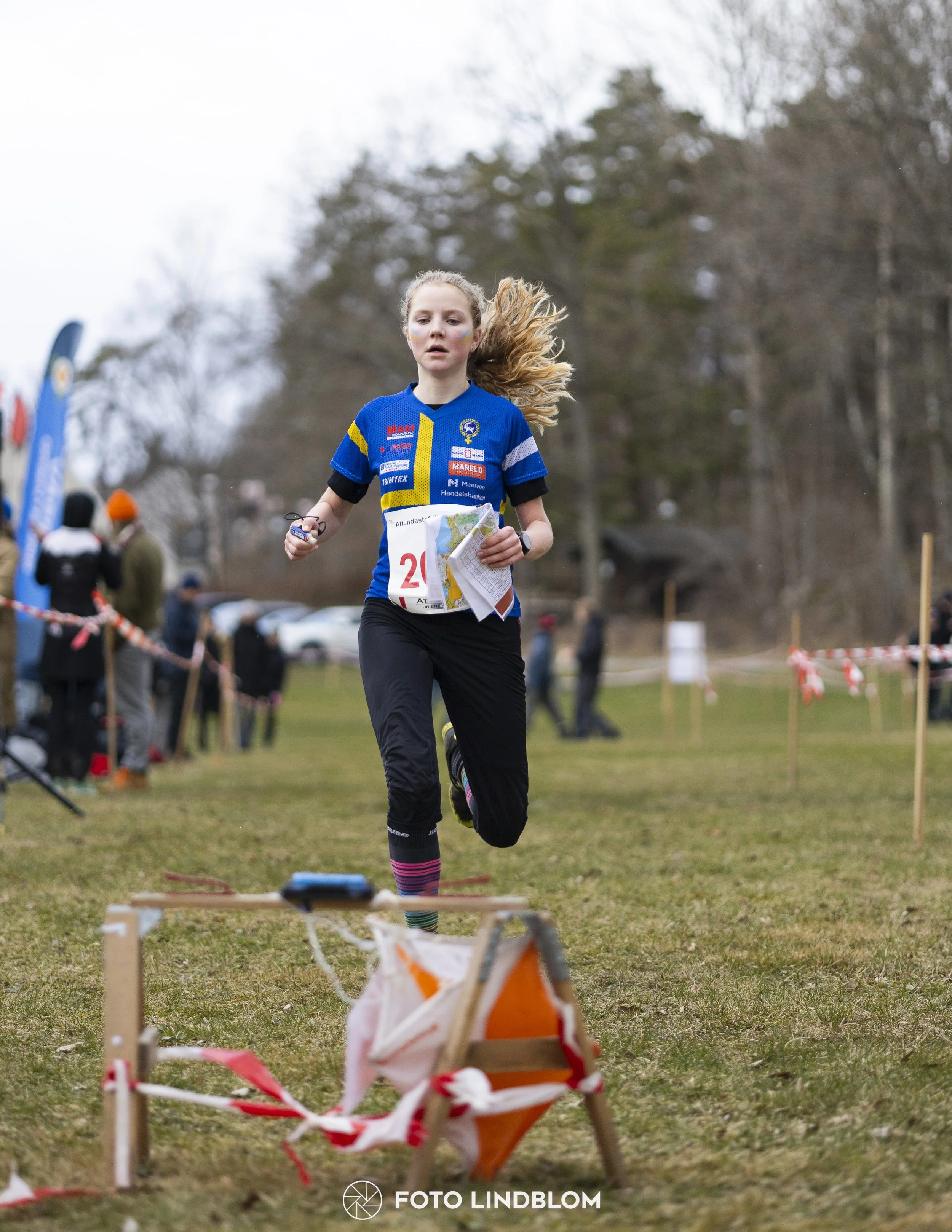 A picture from the orienteering relay competition "Attundastafetten"