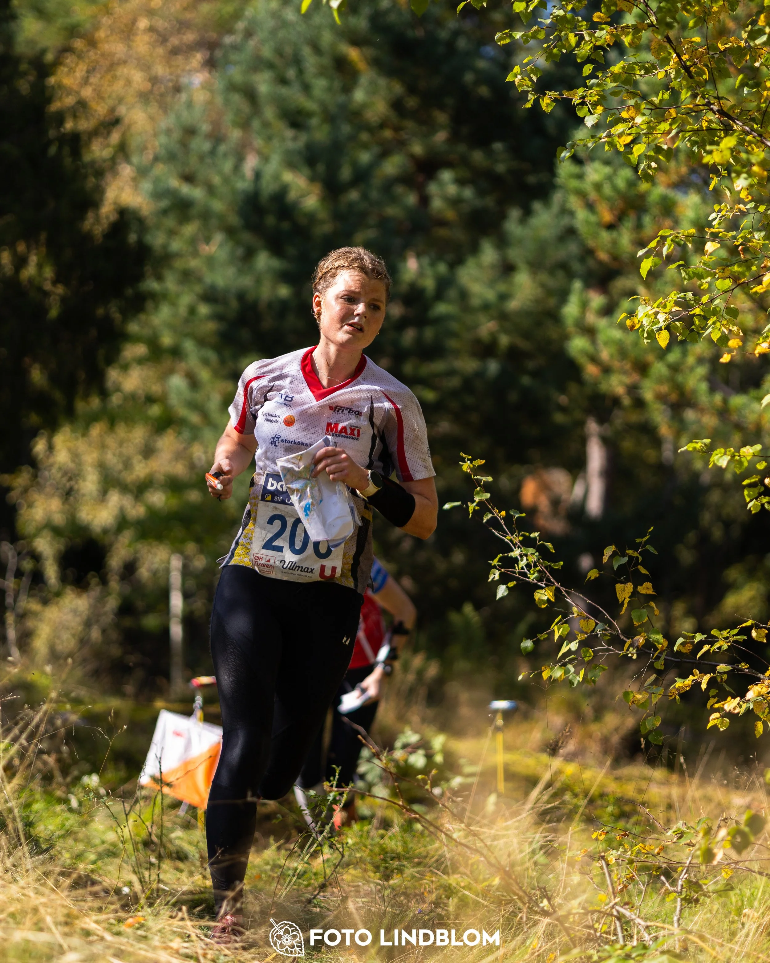 A picture from the Swedish national championship in long distance orienteering and Swedish league race taken by Foto Lindblom