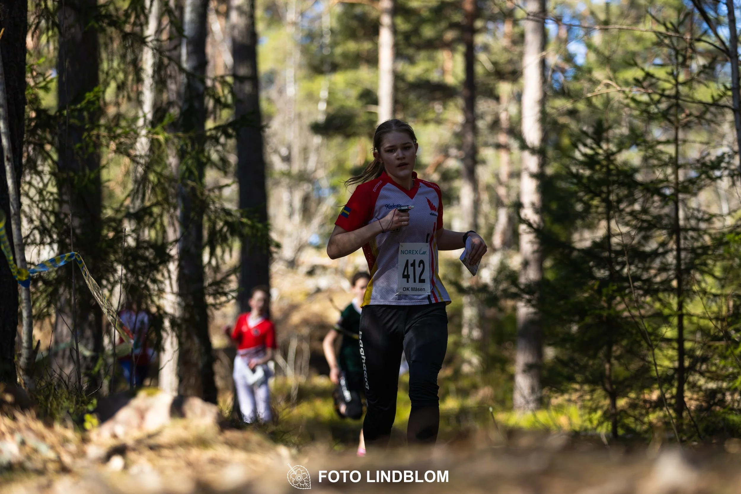 A moment from the Måsenstafetten 2026 relay event in Sweden, photographed by Foto Lindblom.