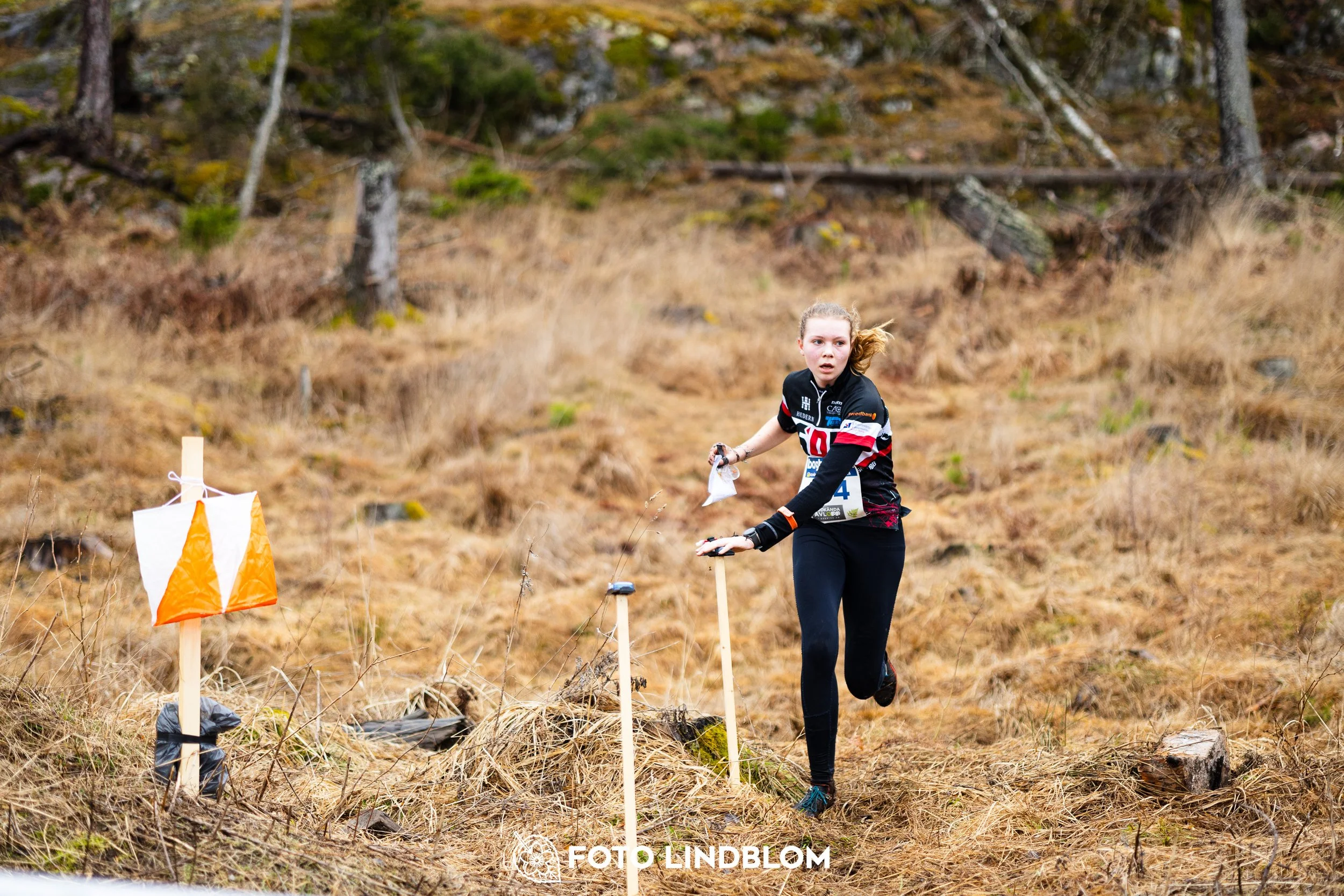 A photo from an orienteering race in Kolmården during the Swedish League spring season 2026, captured by Foto Lindblom.