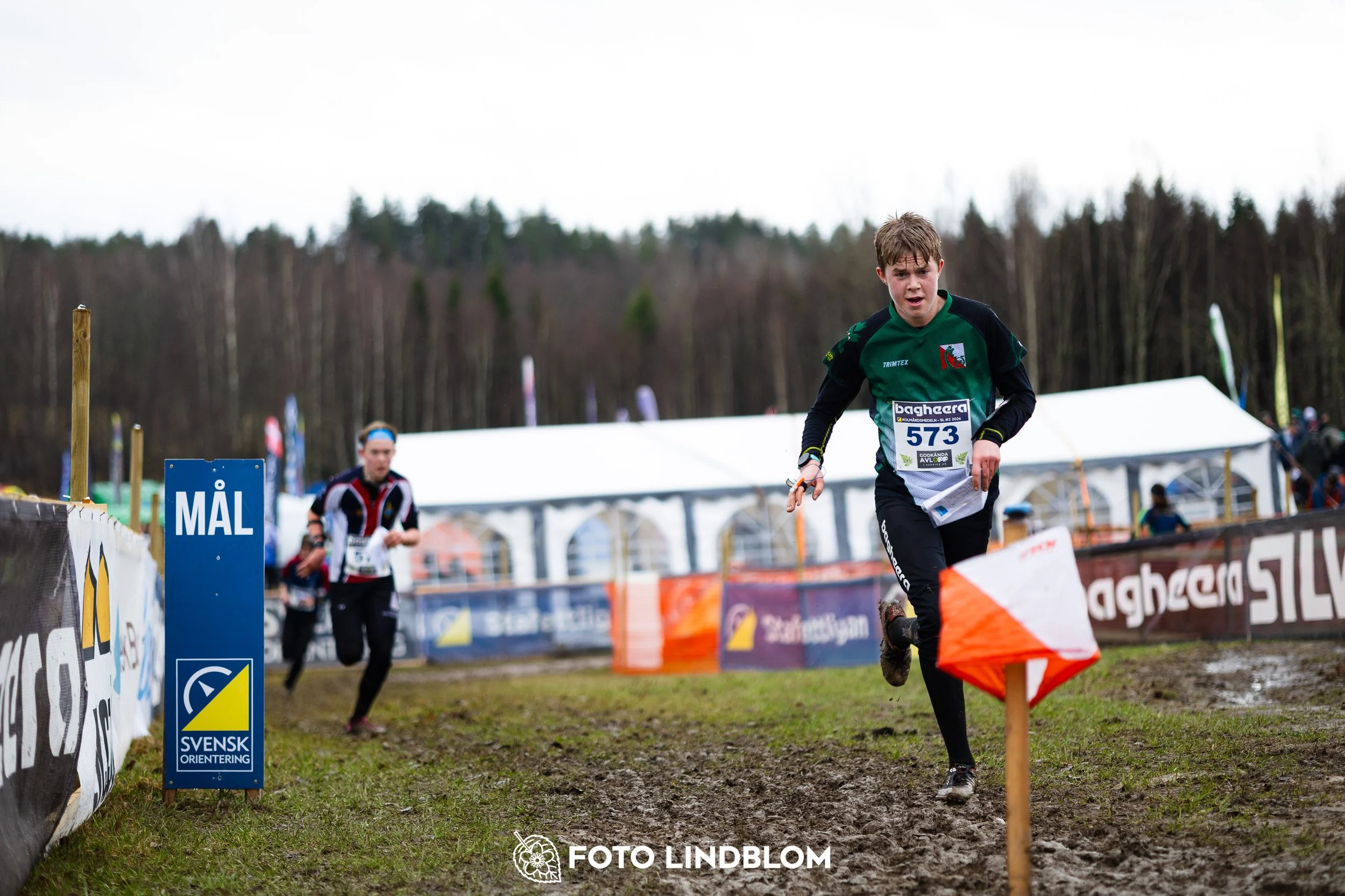 A photo from a middle distance orienteering event in Kolmården during the Swedish League 2026, captured by Foto Lindblom.