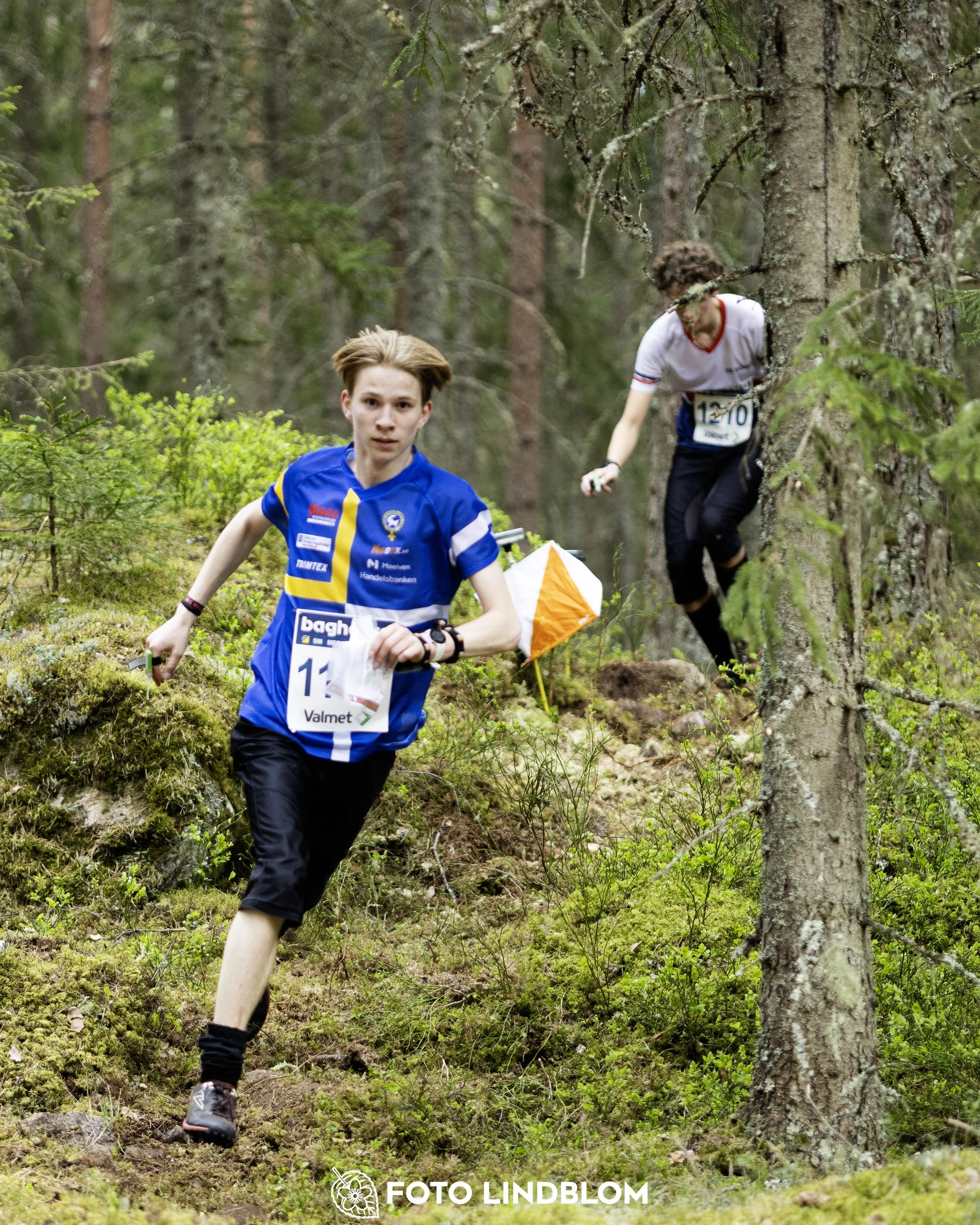 A picture from the Swedish national championship in middle distance orienteering and Swedish league race