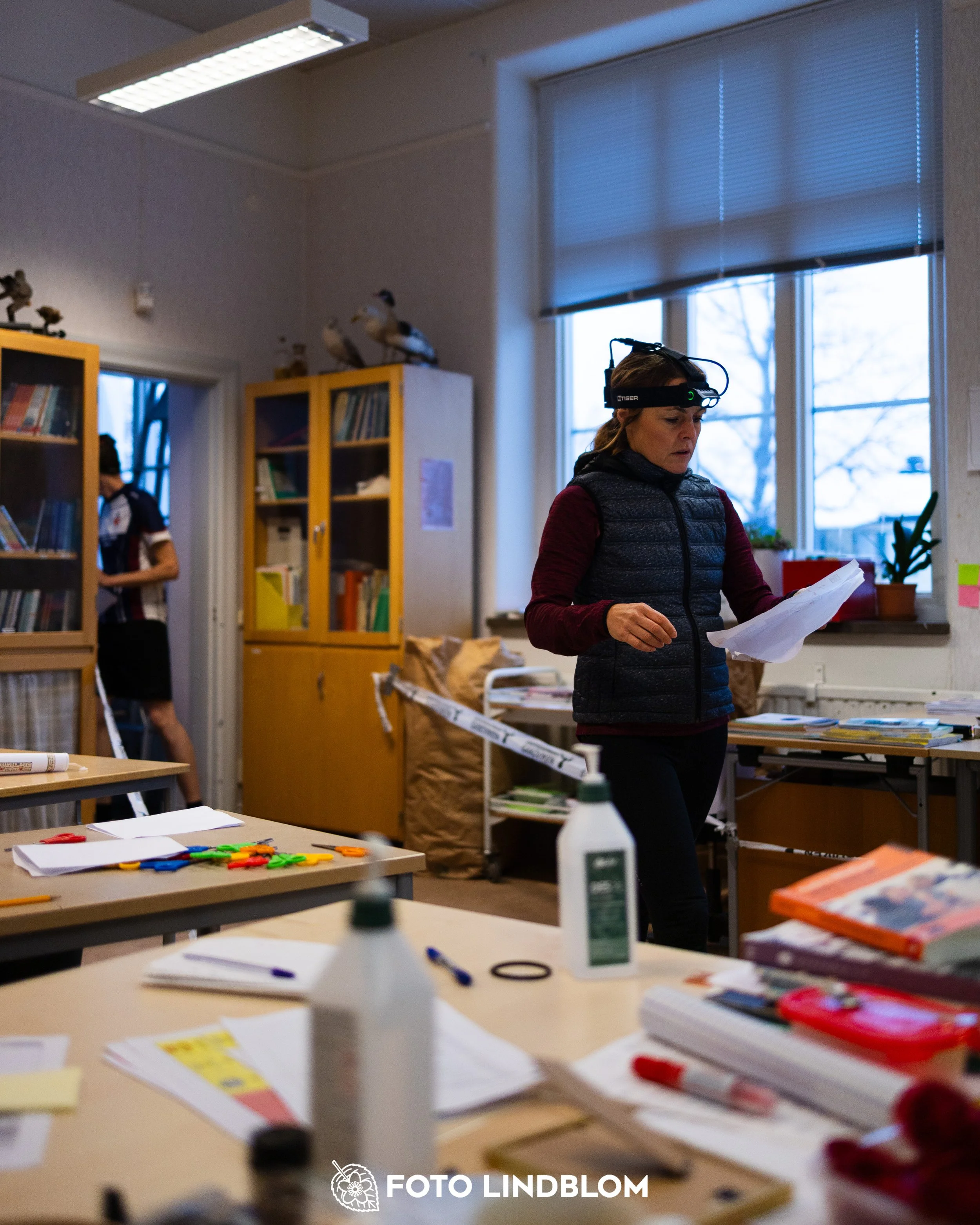 A picture from the indoor orienteering event Viken Indoor taken by Foto Lindblom