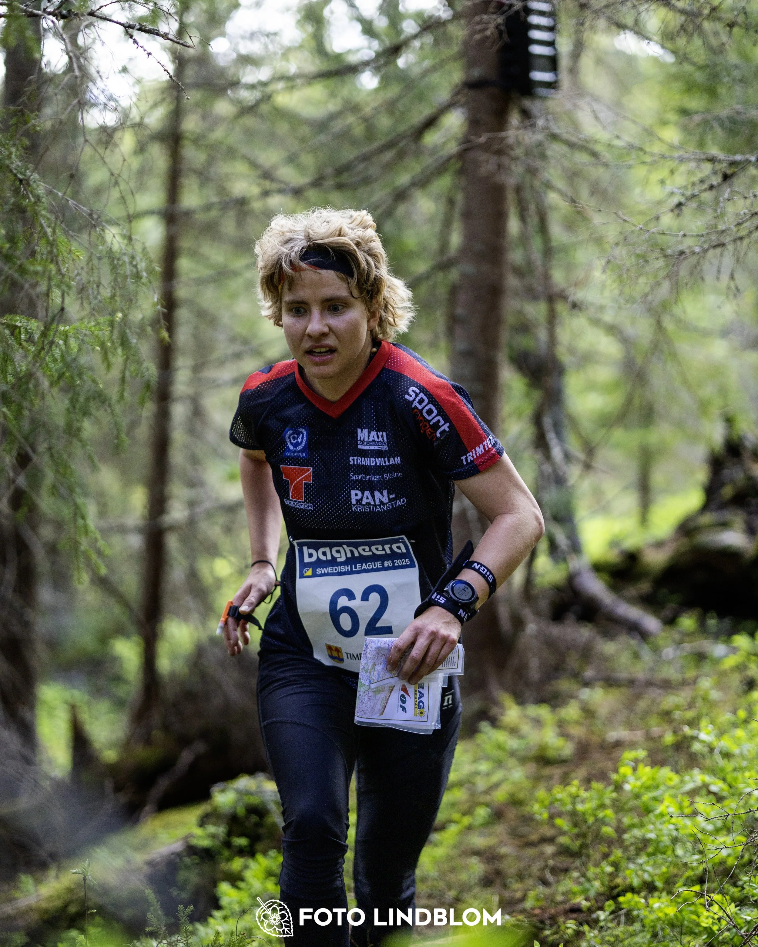 A picture from the seventh stage of the Swedish League orienteering competition