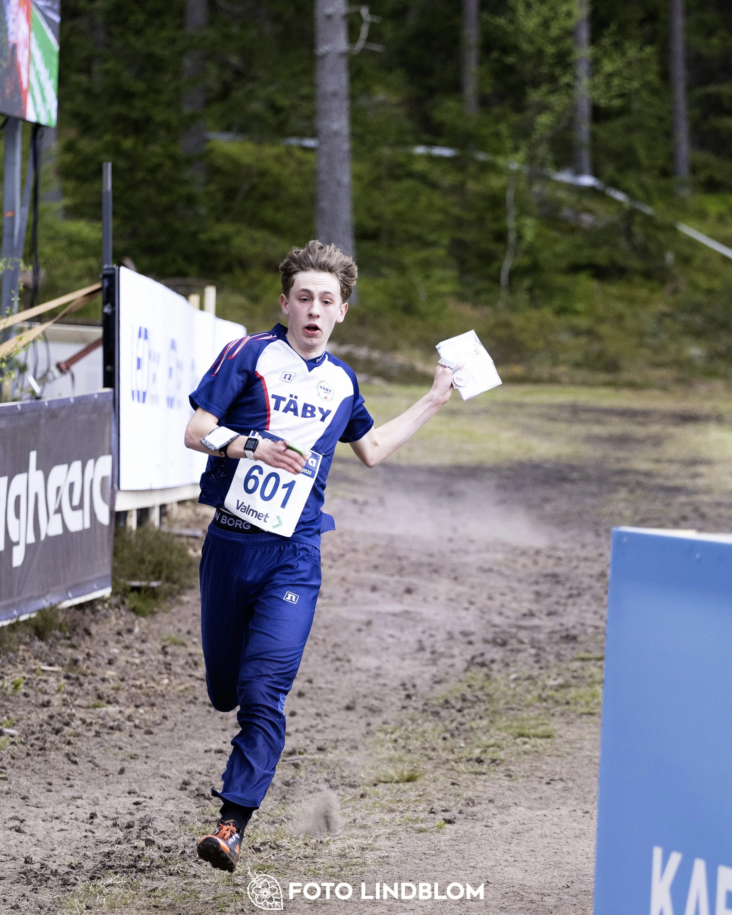 A picture from the Swedish national championship in middle distance orienteering and Swedish league race