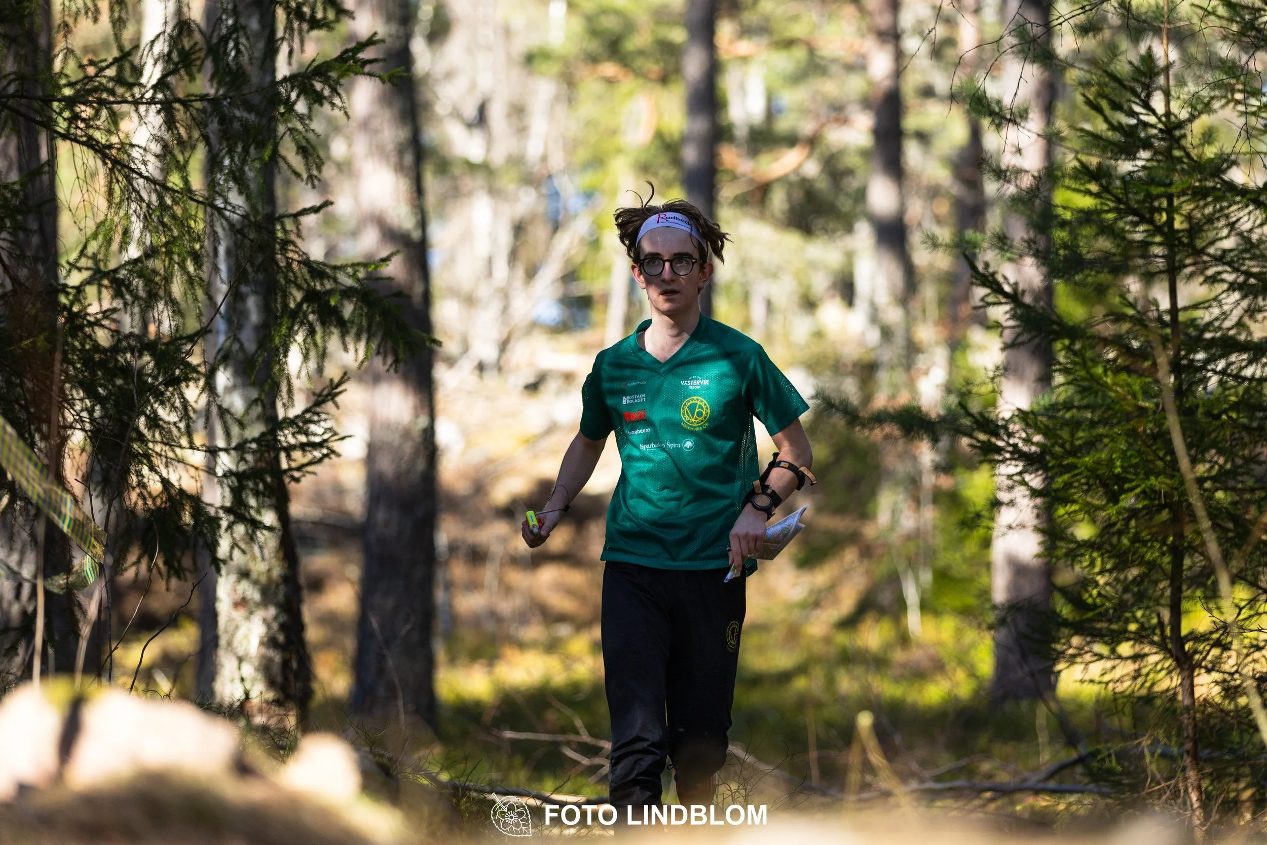 A photo from the 2026 Måsenstafetten orienteering relay in Sweden, captured by Foto Lindblom.