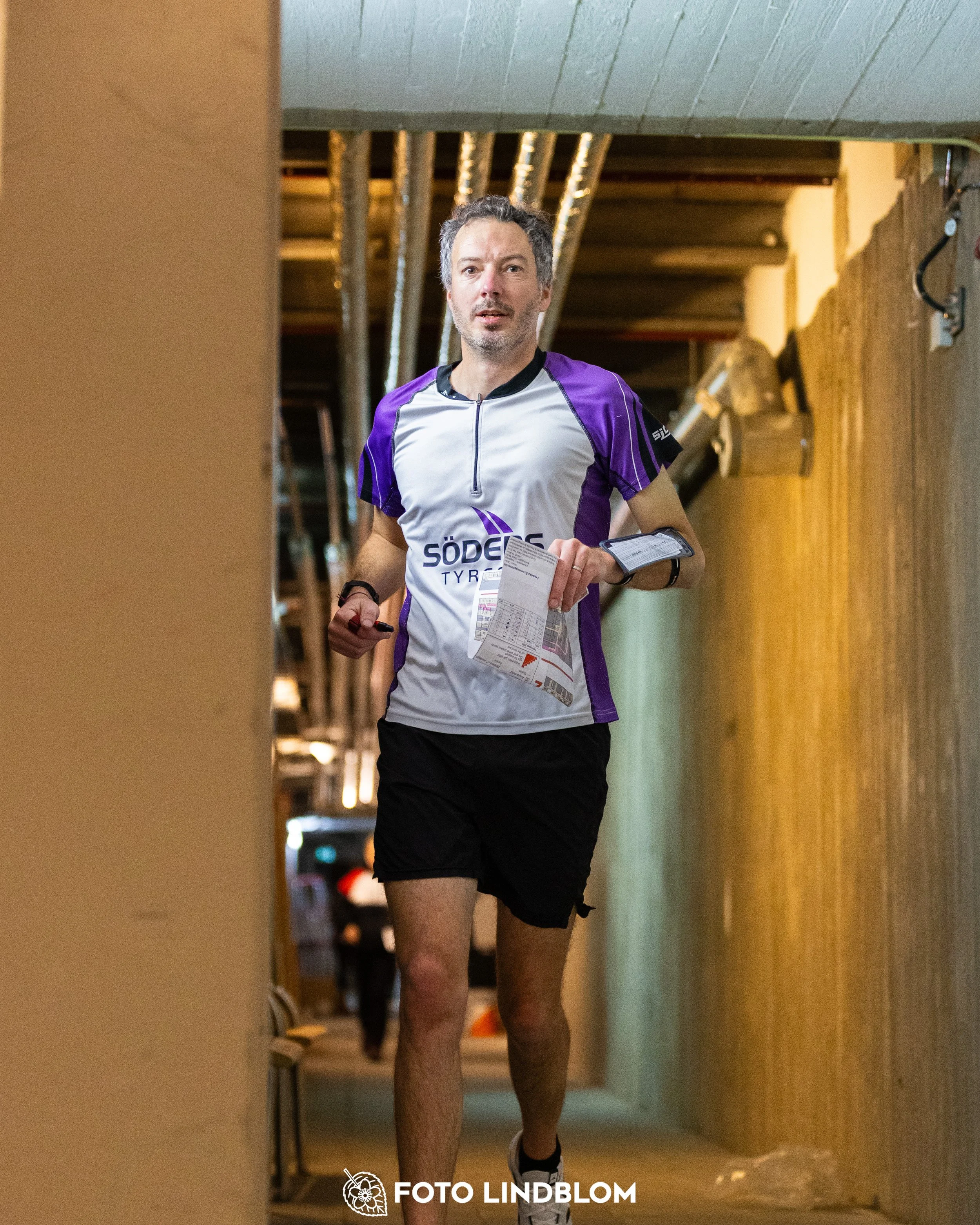 A picture from the indoor orienteering event TMOK Indoor taken by Foto Lindblom