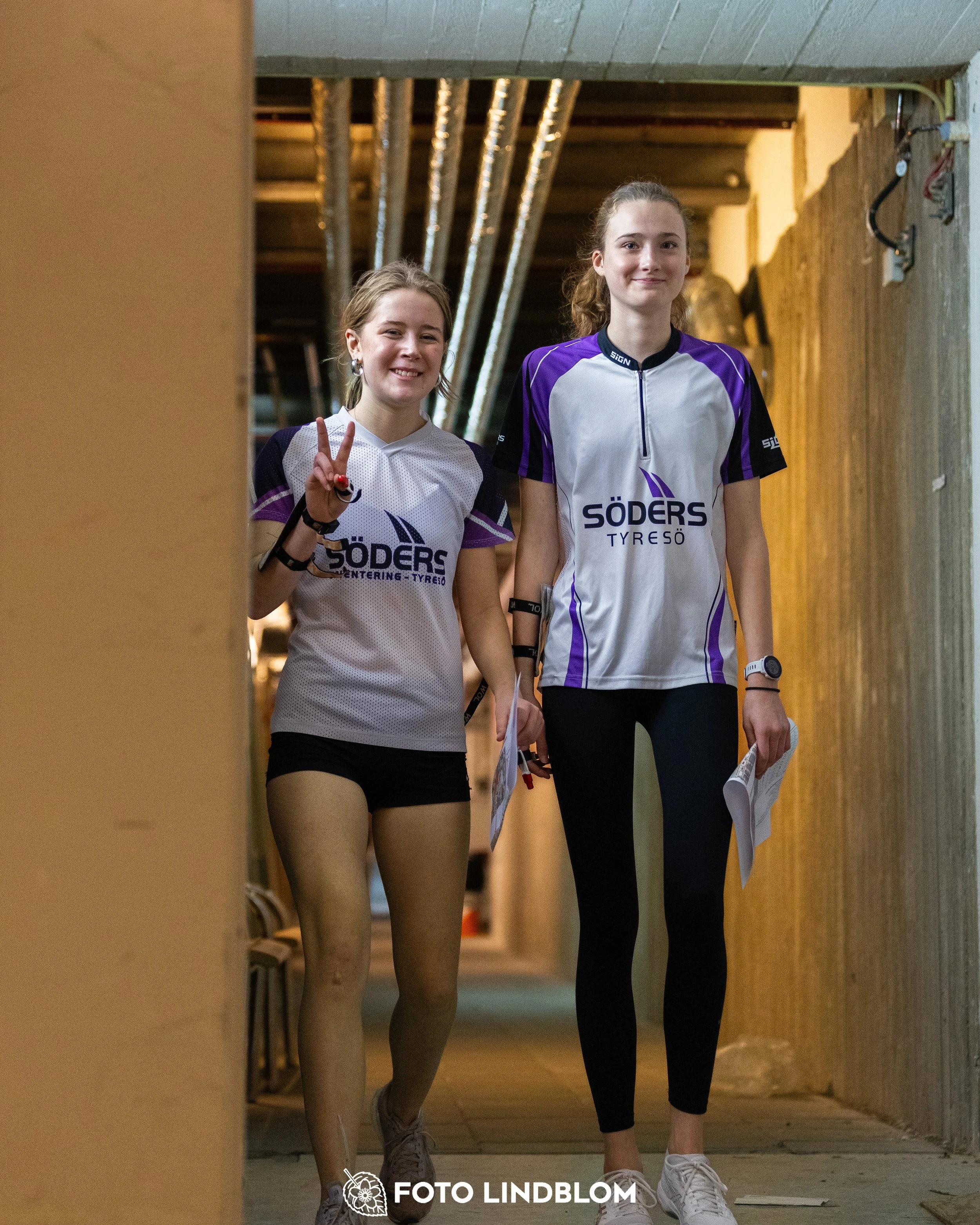 A picture from the indoor orienteering event TMOK Indoor taken by Foto Lindblom