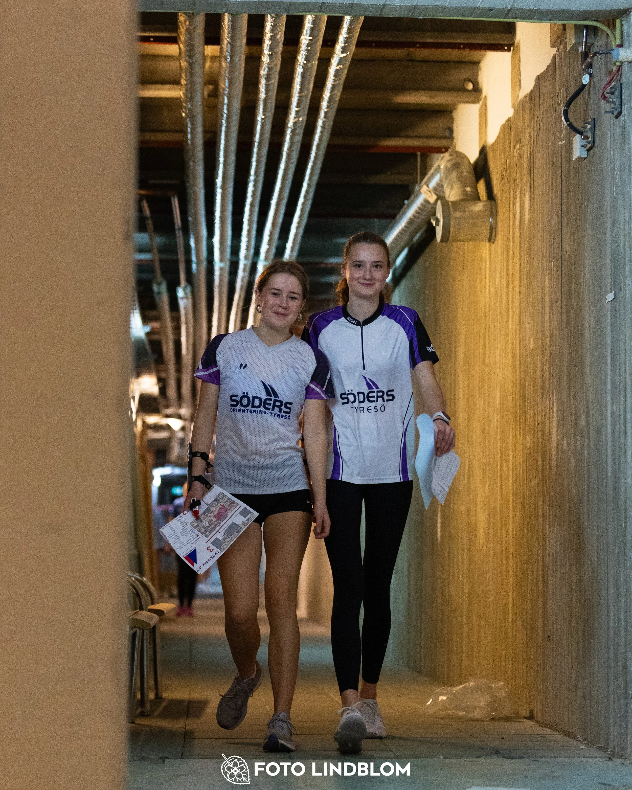 A picture from the indoor orienteering event TMOK Indoor taken by Foto Lindblom