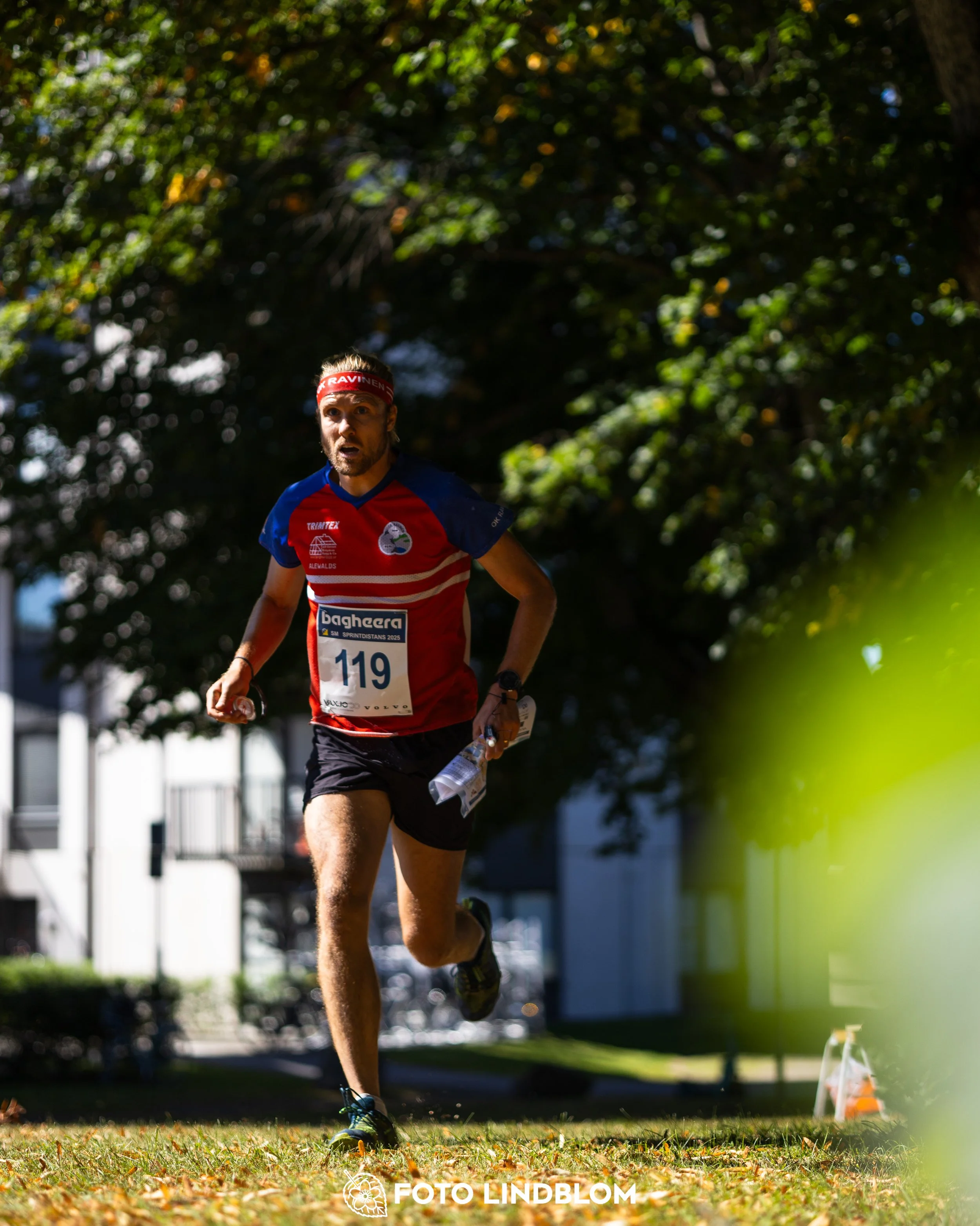 A picture from the Swedish national championship in knock out orienteering  taken by Foto Lindblom