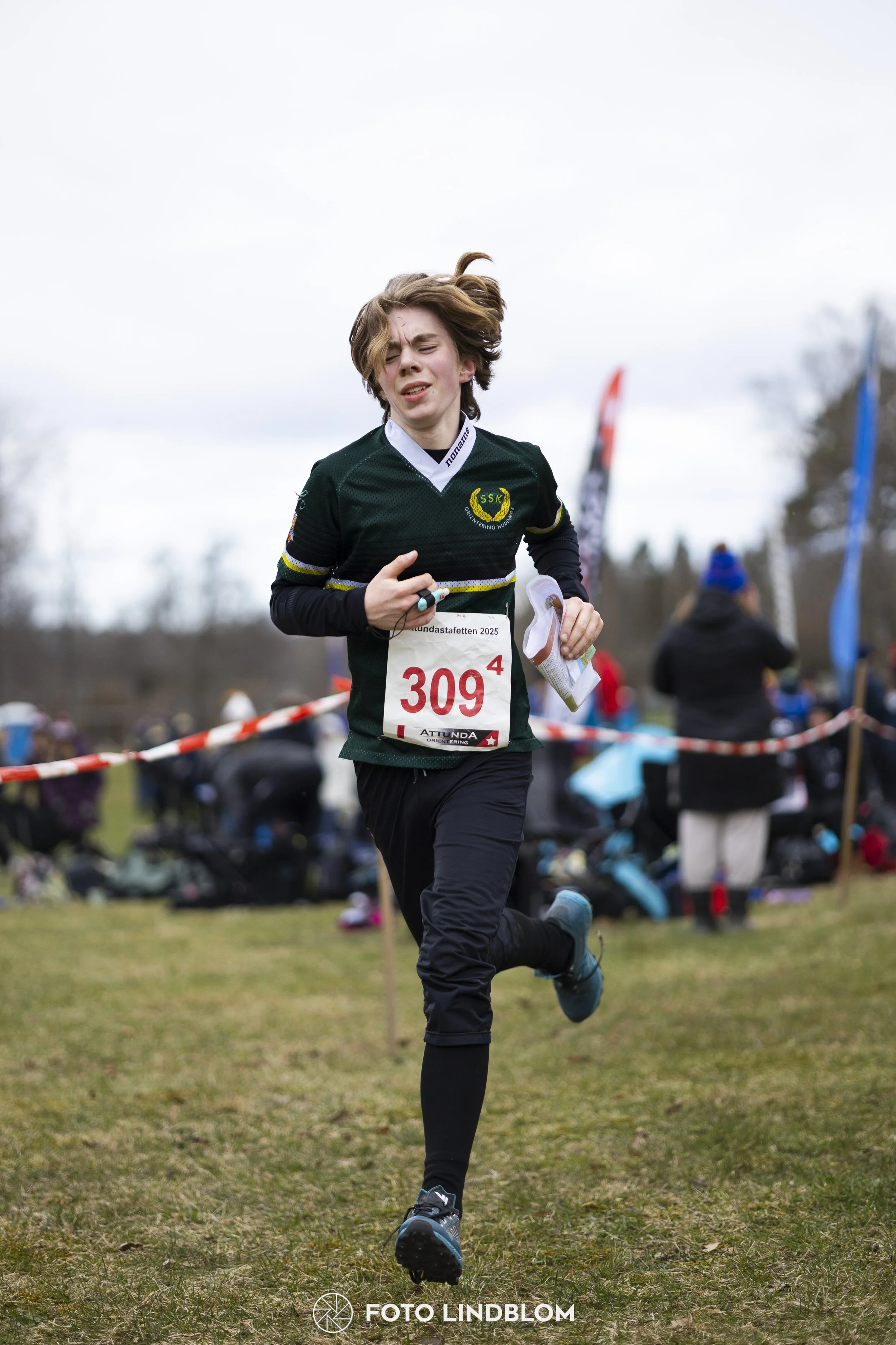 A picture from the orienteering relay competition "Attundastafetten"