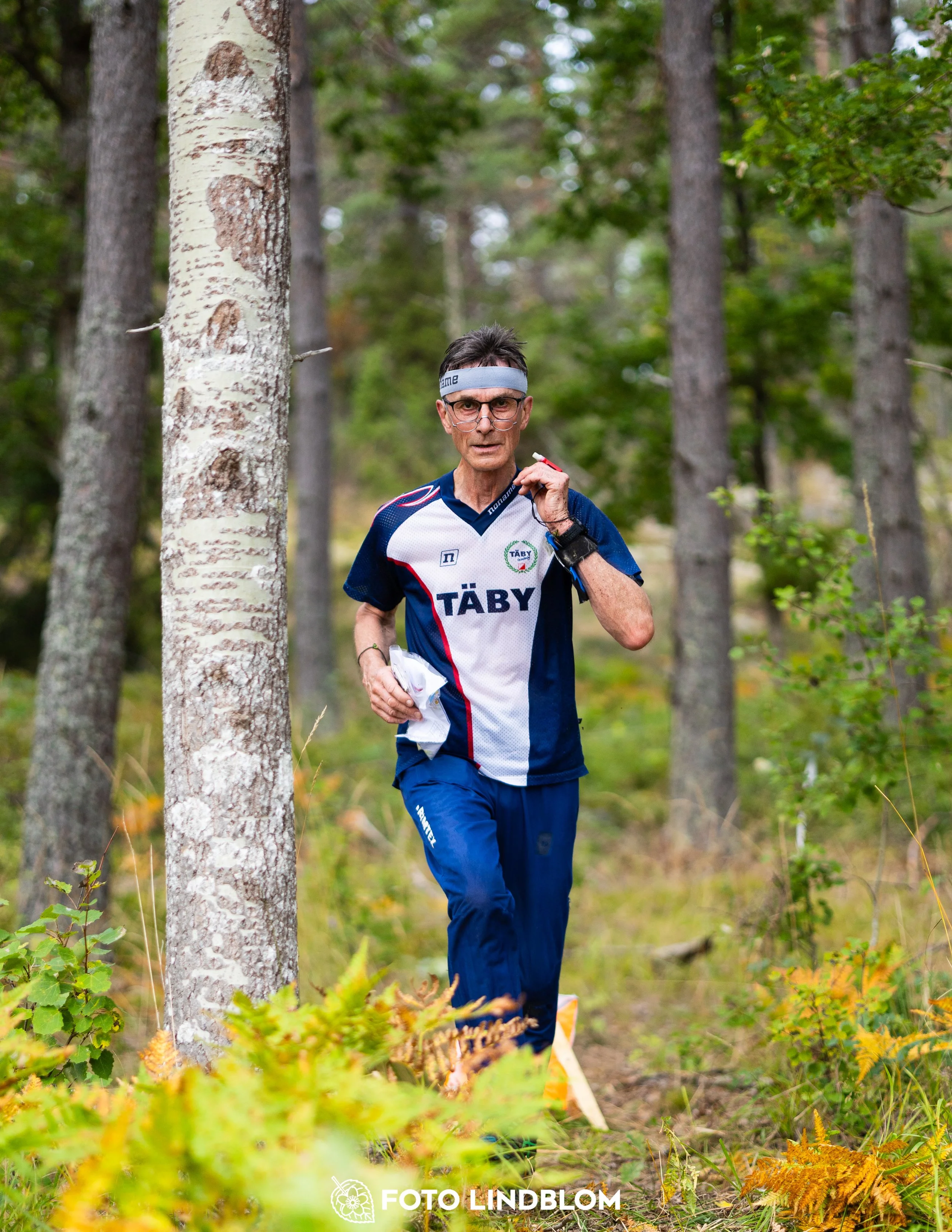 A picture from the Stockholm district championship in middle distance orienteering taken by Foto Lindblom