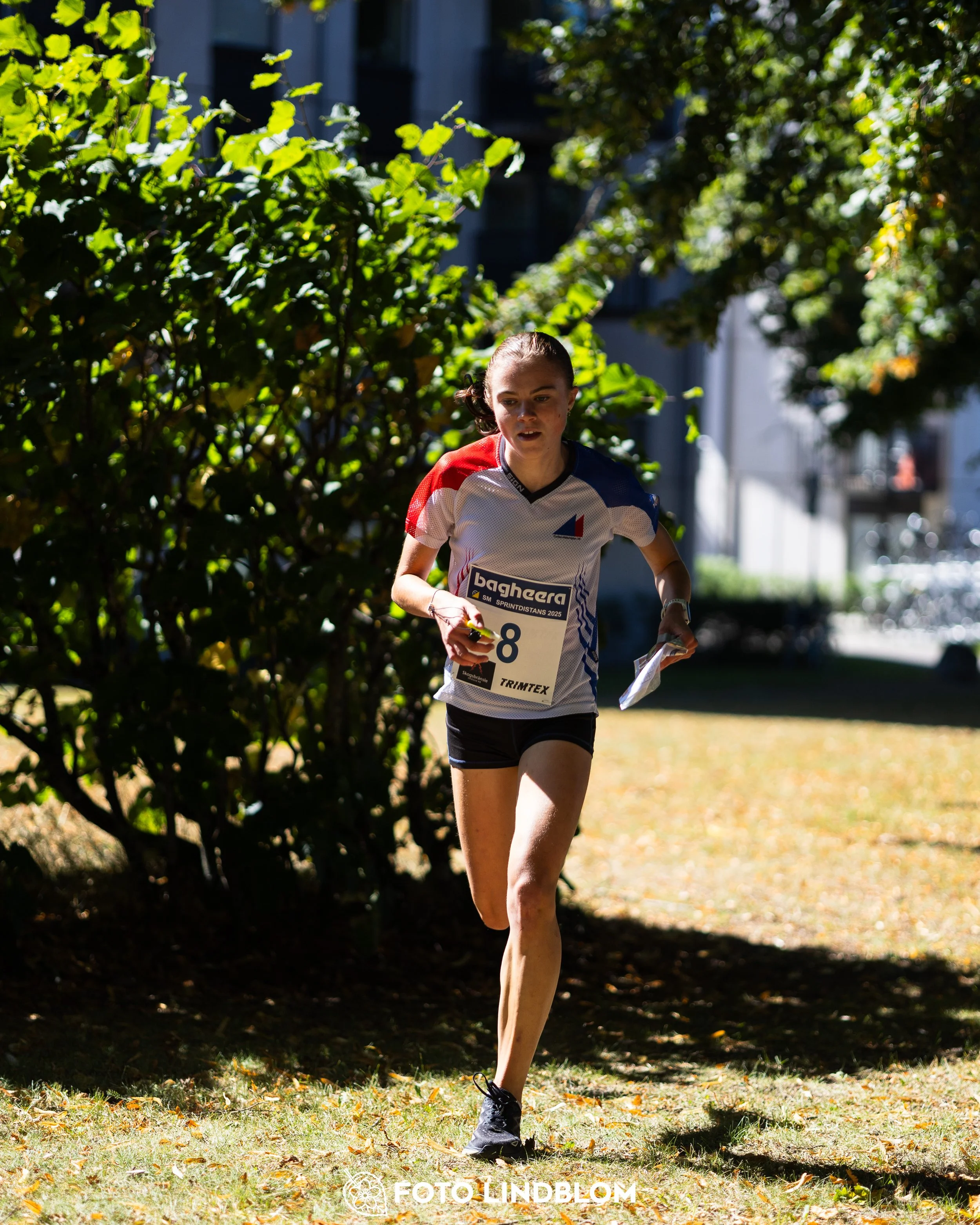 A picture from the Swedish national championship in knock out orienteering  taken by Foto Lindblom