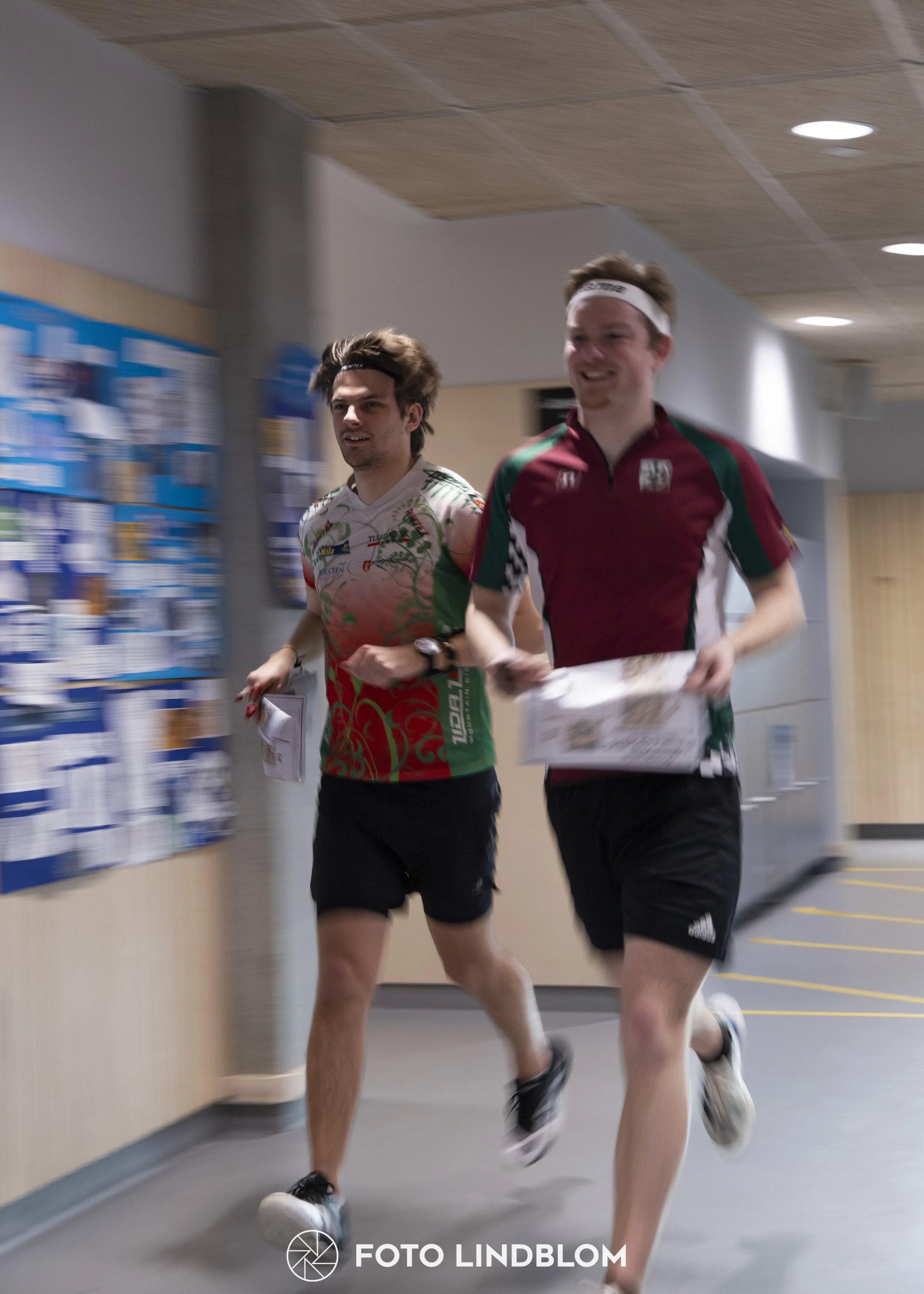 A picture from the orienteering indoor competition "Stockholm Indoor Cup"