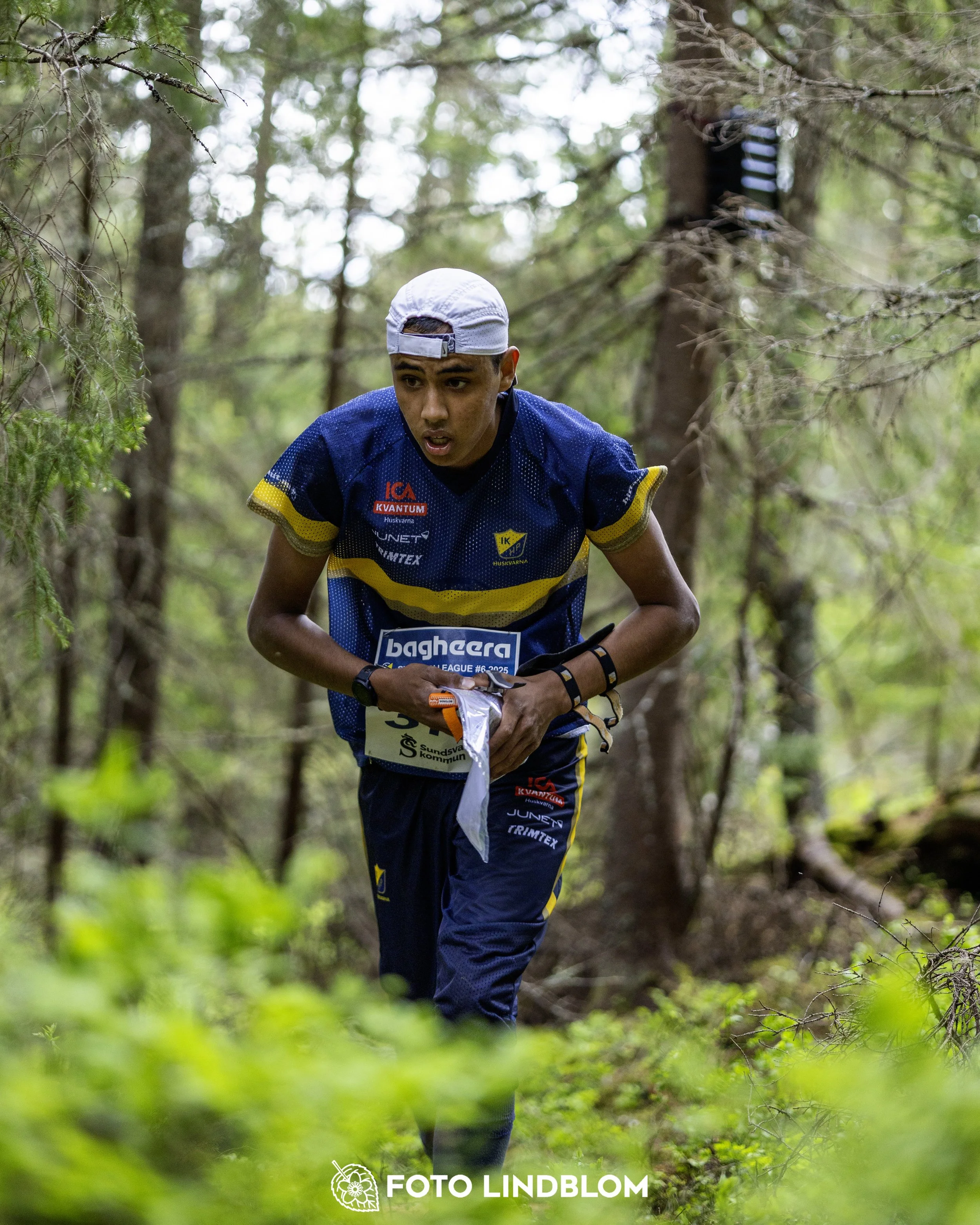 A picture from the seventh stage of the Swedish League orienteering competition