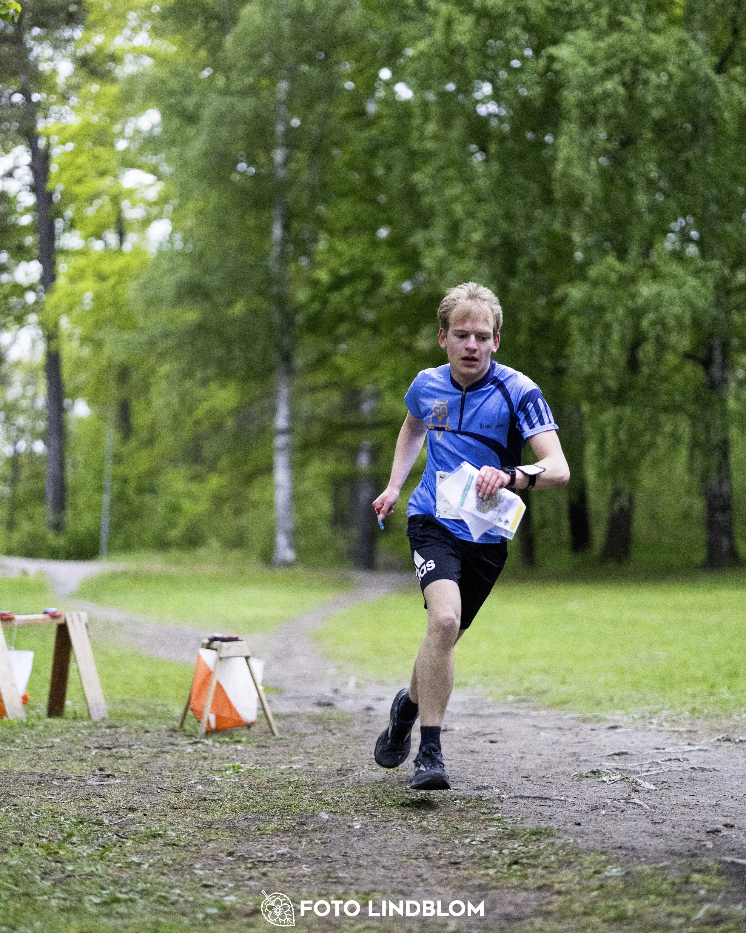 A picture from the secund stage of the Stockholm City Cup sprint orienteering competition