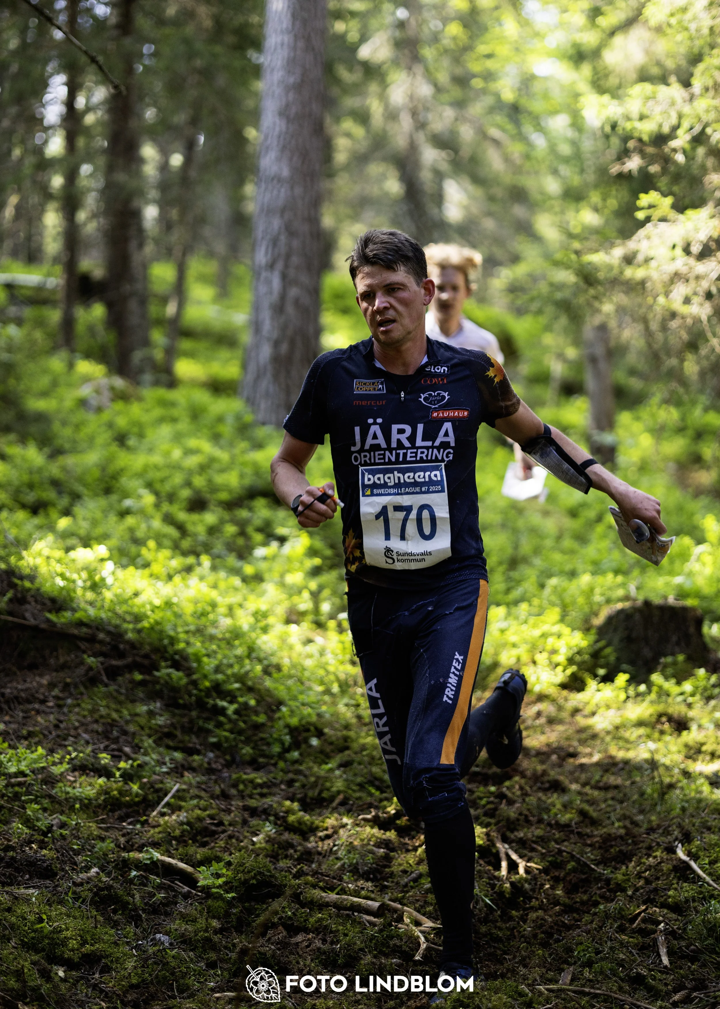 A picture from the seventh stage of the Swedish League orienteering competition