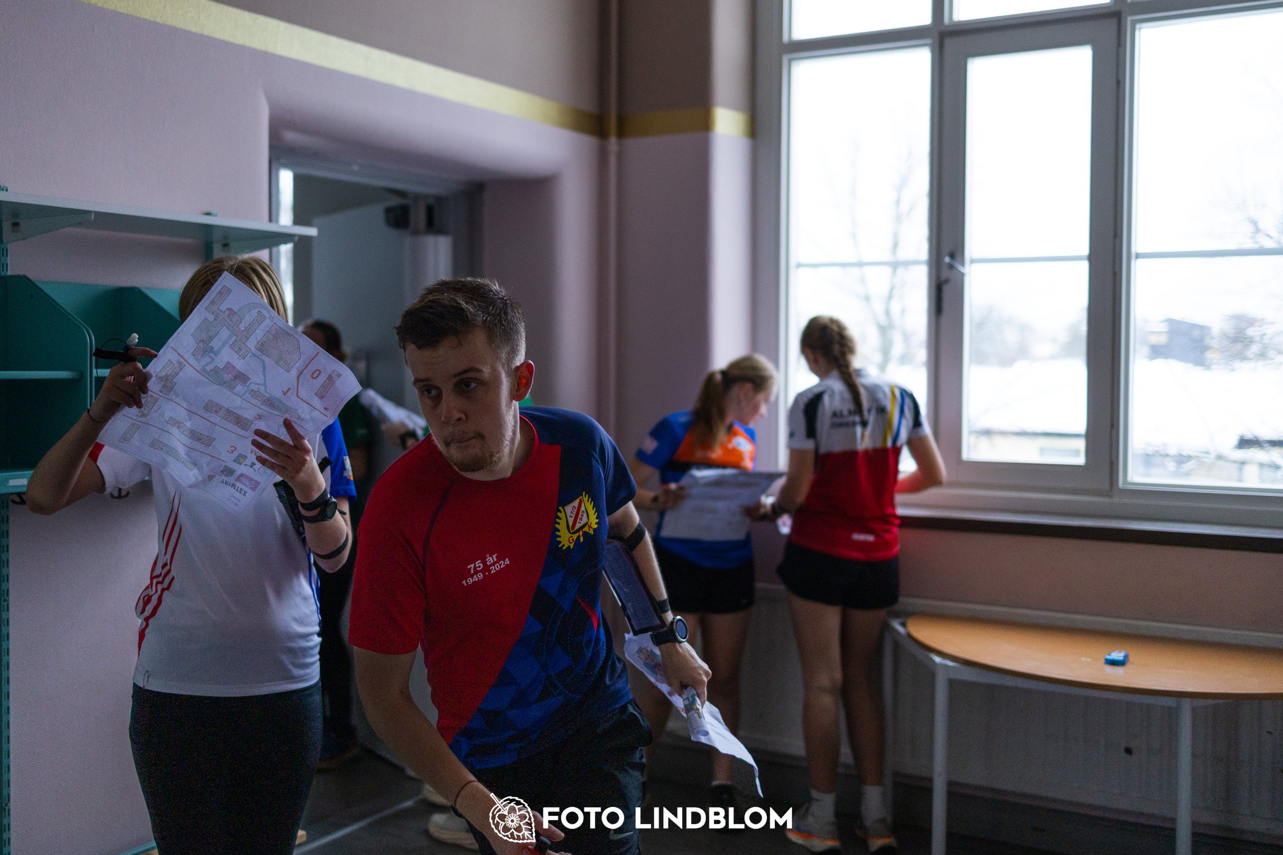 A picture from the indoor orienteering event Viken Indoor taken by Foto Lindblom