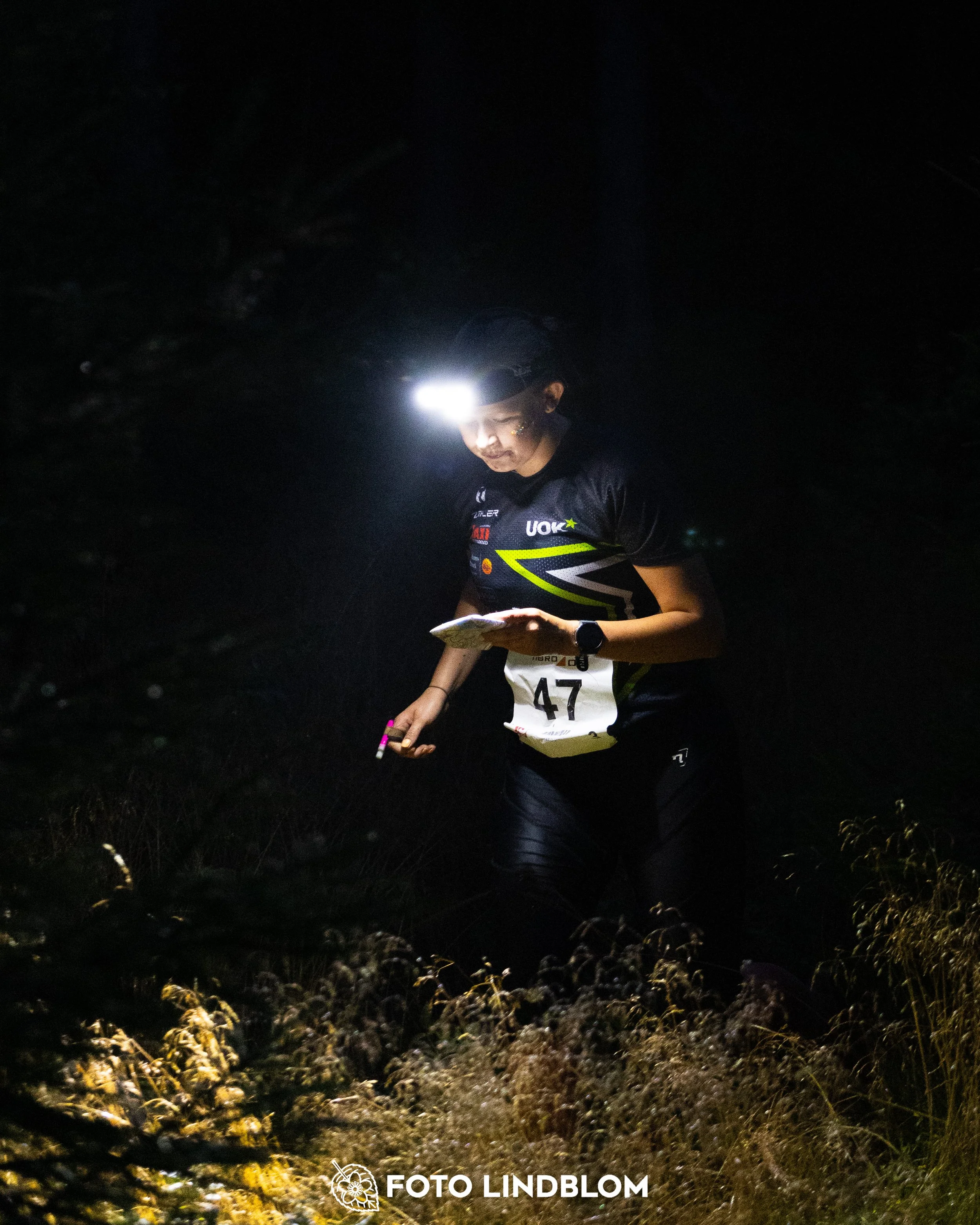 A picture from the youth 10 mila orienteering competition taken by Foto Lindblom