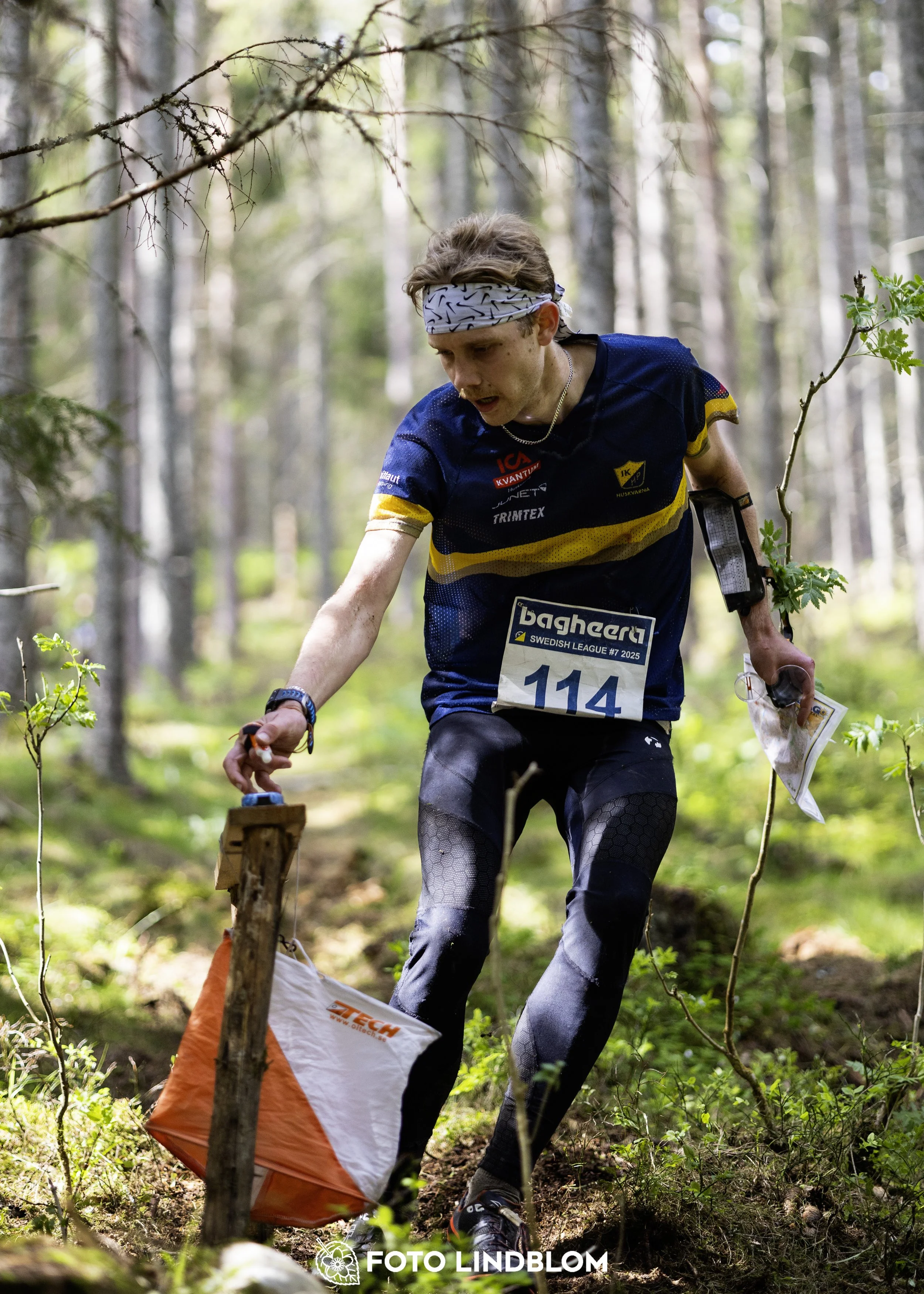 A picture from the seventh stage of the Swedish League orienteering competition