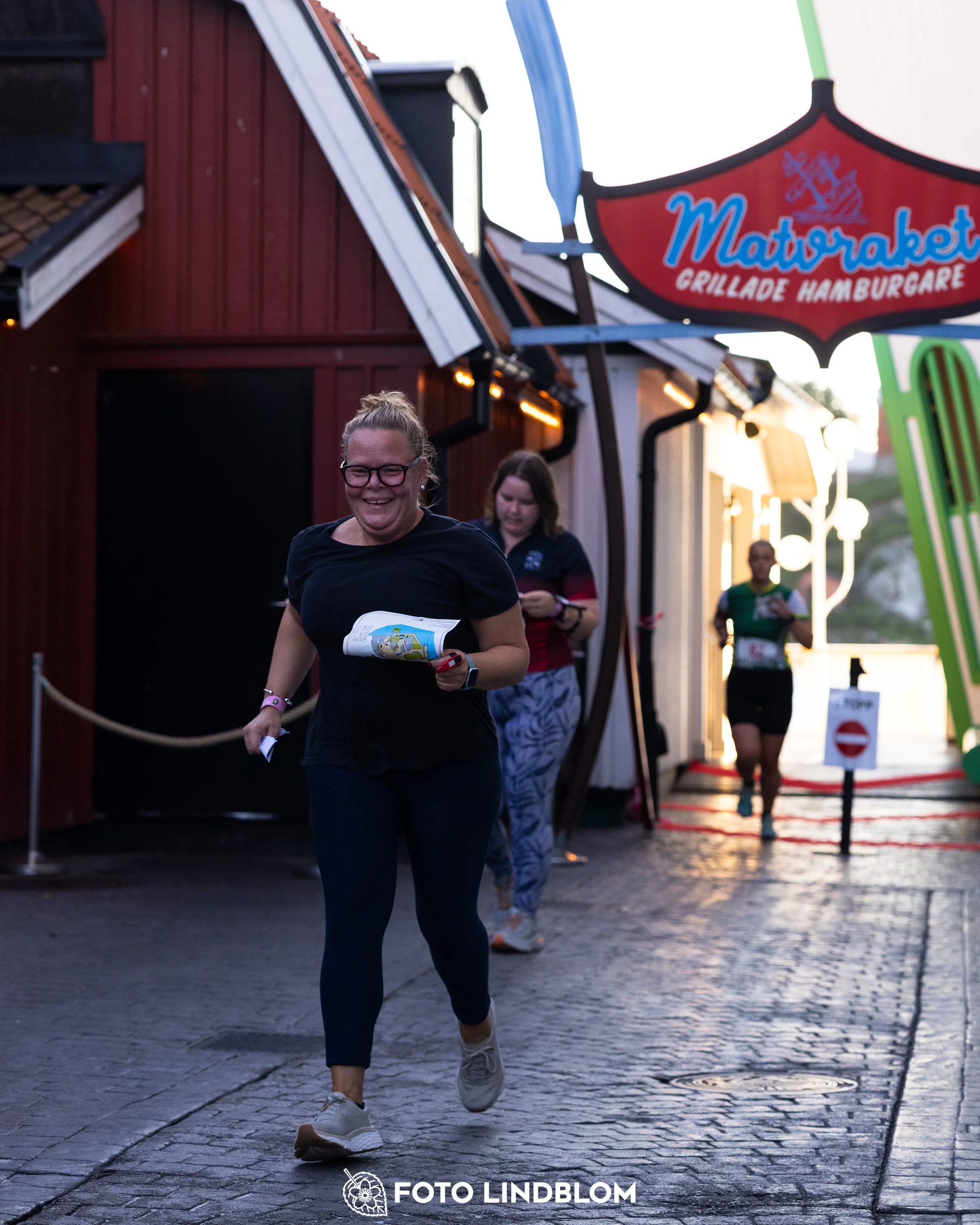 A picture from the orienteering event called Gröna Lund Sprinten taken by Foto Lindblom