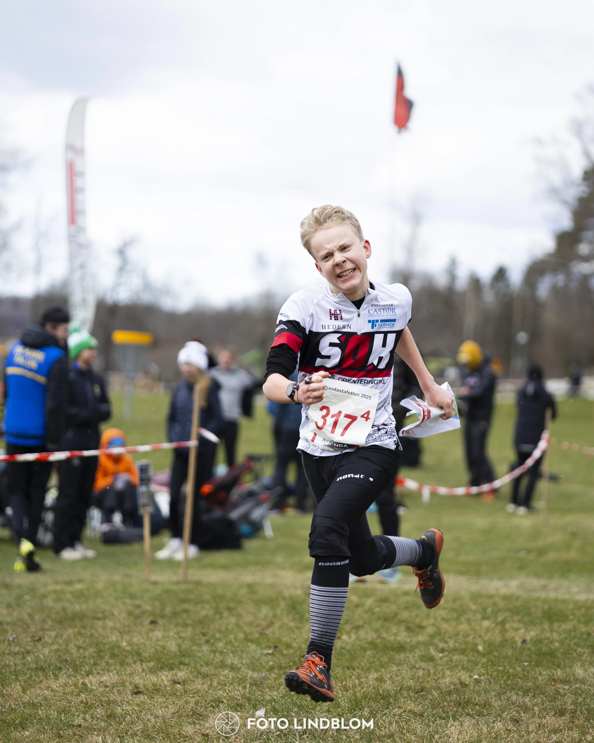 A picture from the orienteering relay competition "Attundastafetten"