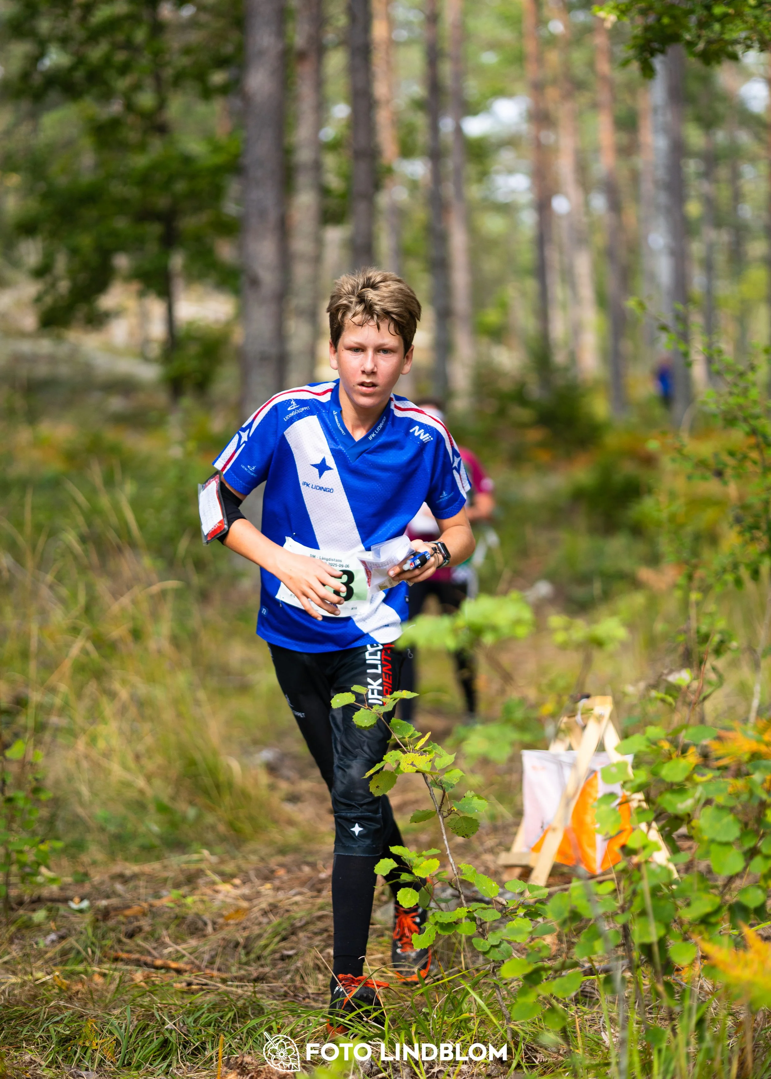 A picture from the Stockholm district championship in middle distance orienteering taken by Foto Lindblom