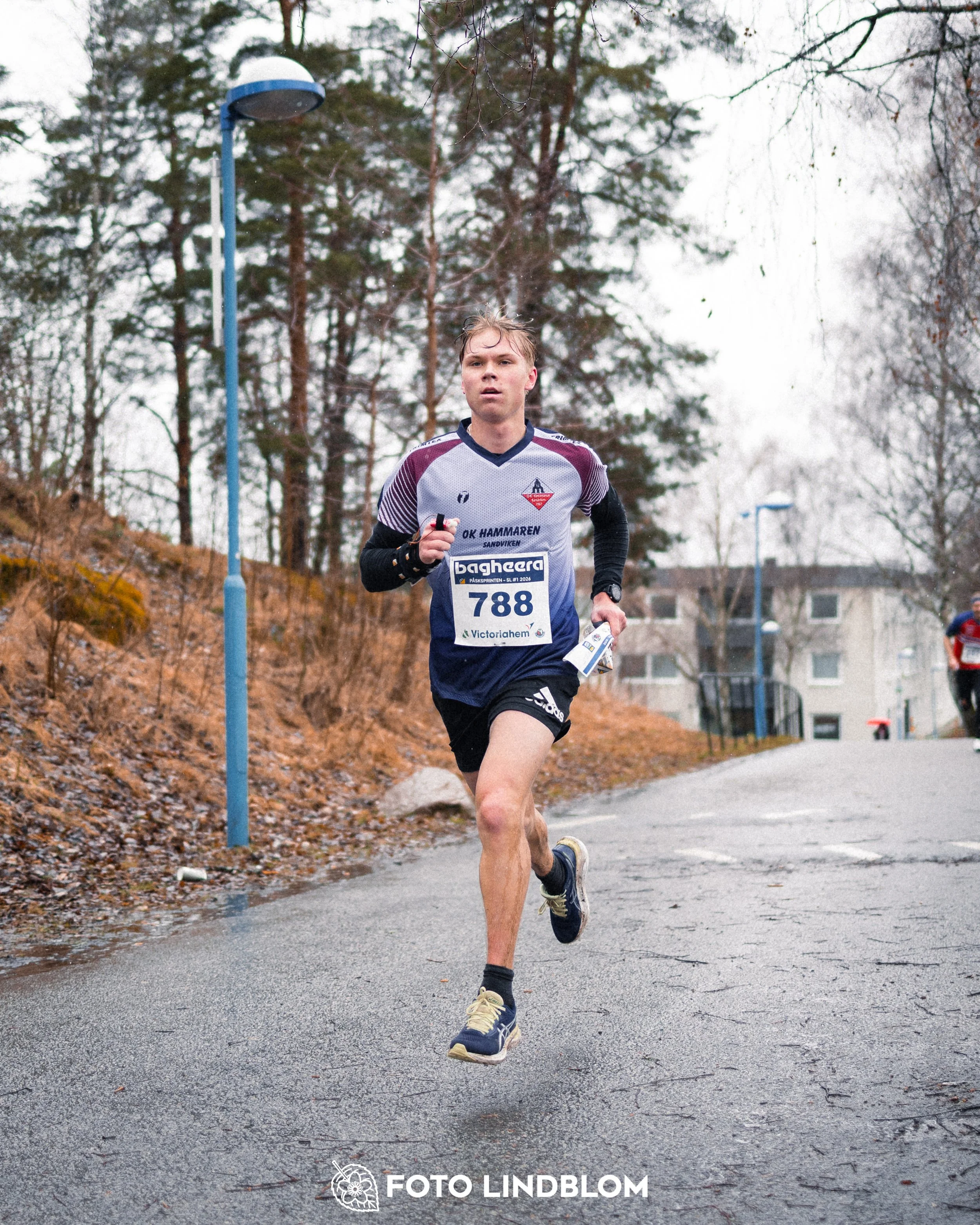 A photo from an orienteering race in Stockholm during the Swedish League spring season 2026, captured by Foto Lindblom.