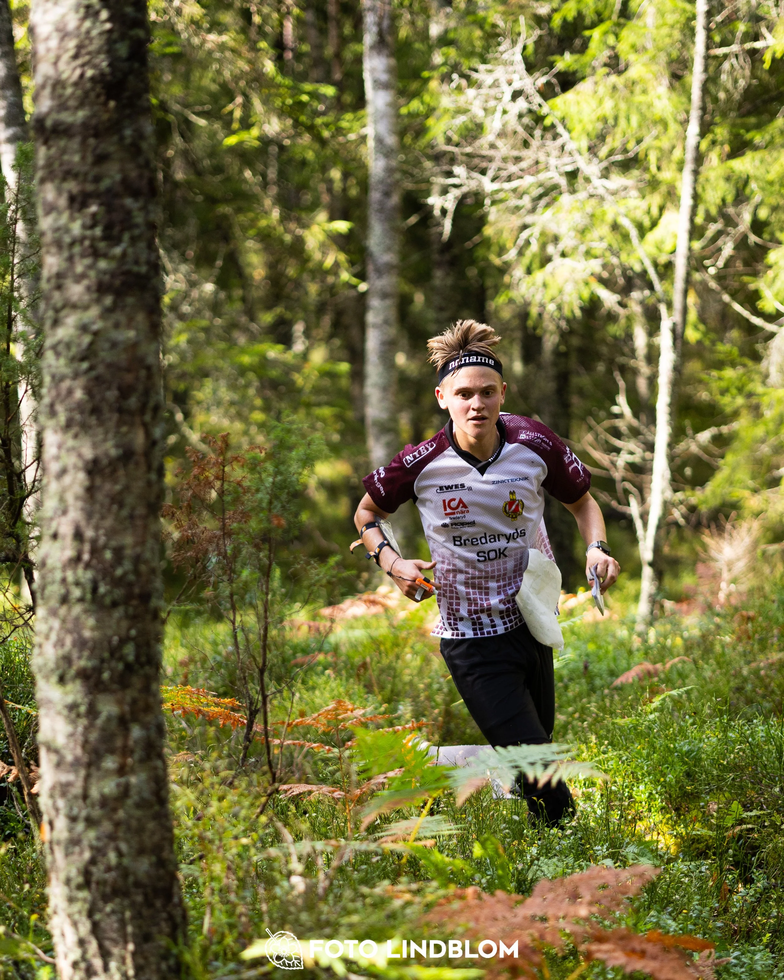 A picture from the Swedish national championship in long distance orienteering and Swedish league race taken by Foto Lindblom
