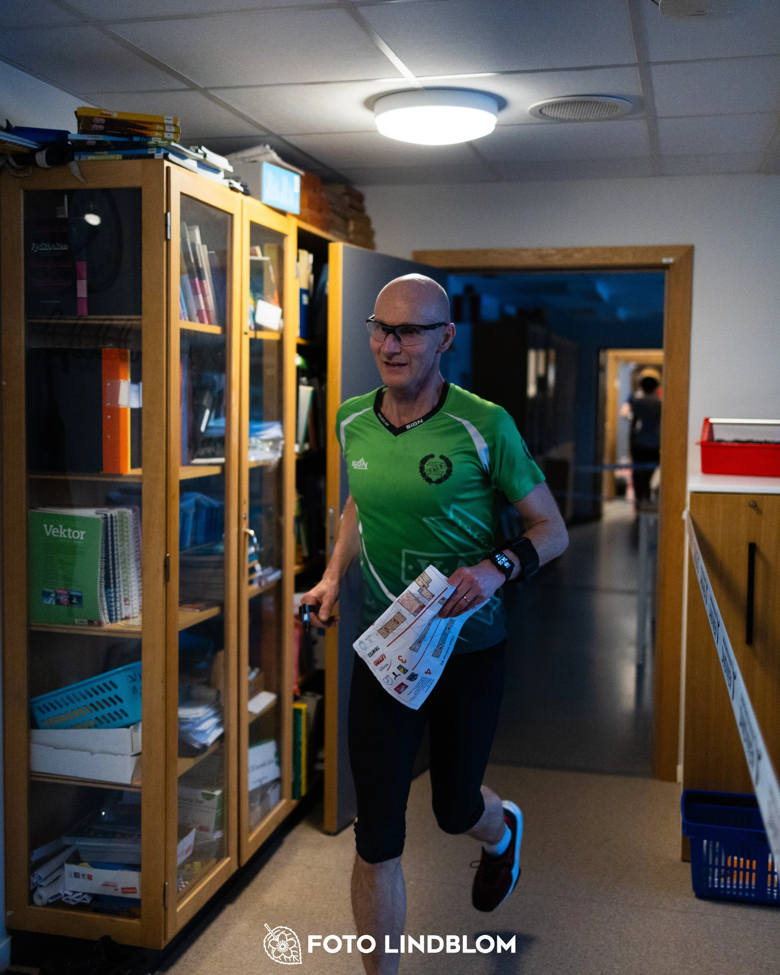 A picture from the indoor orienteering event Viken Indoor taken by Foto Lindblom