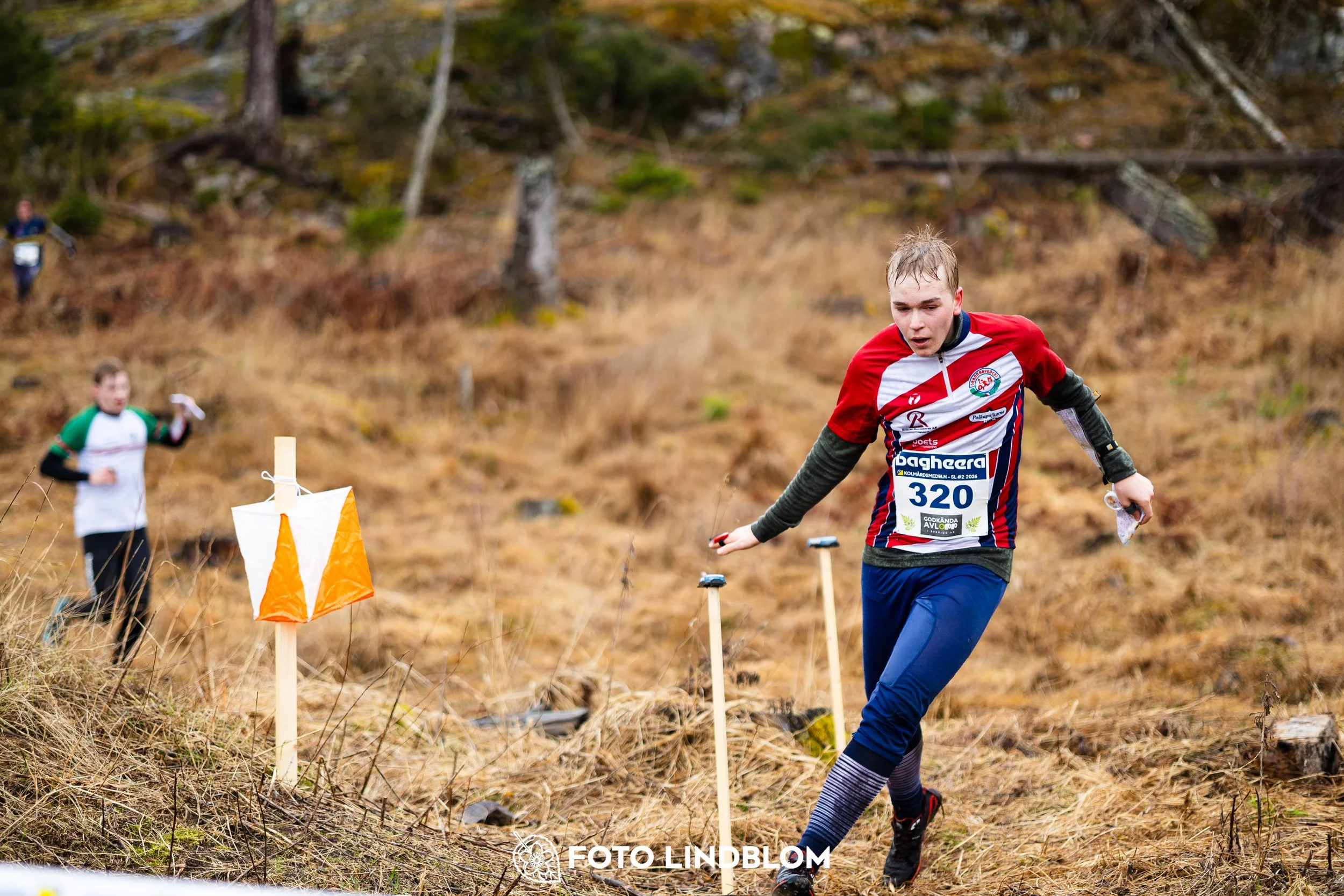 A photo from the Swedish League orienteering competition in Kolmården spring 2026, captured by Foto Lindblom.